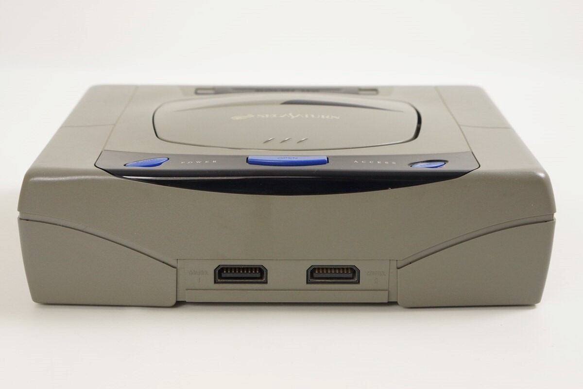 Sega Saturn GREY Console Boxed HST-3210 Tested System JAPAN -NTSC-J- AD51041950
