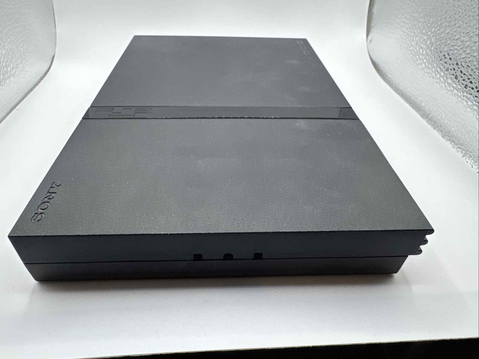 Sony PlayStation 2 Slim Console Black. With Controller, Cables Memory Card. PS2
