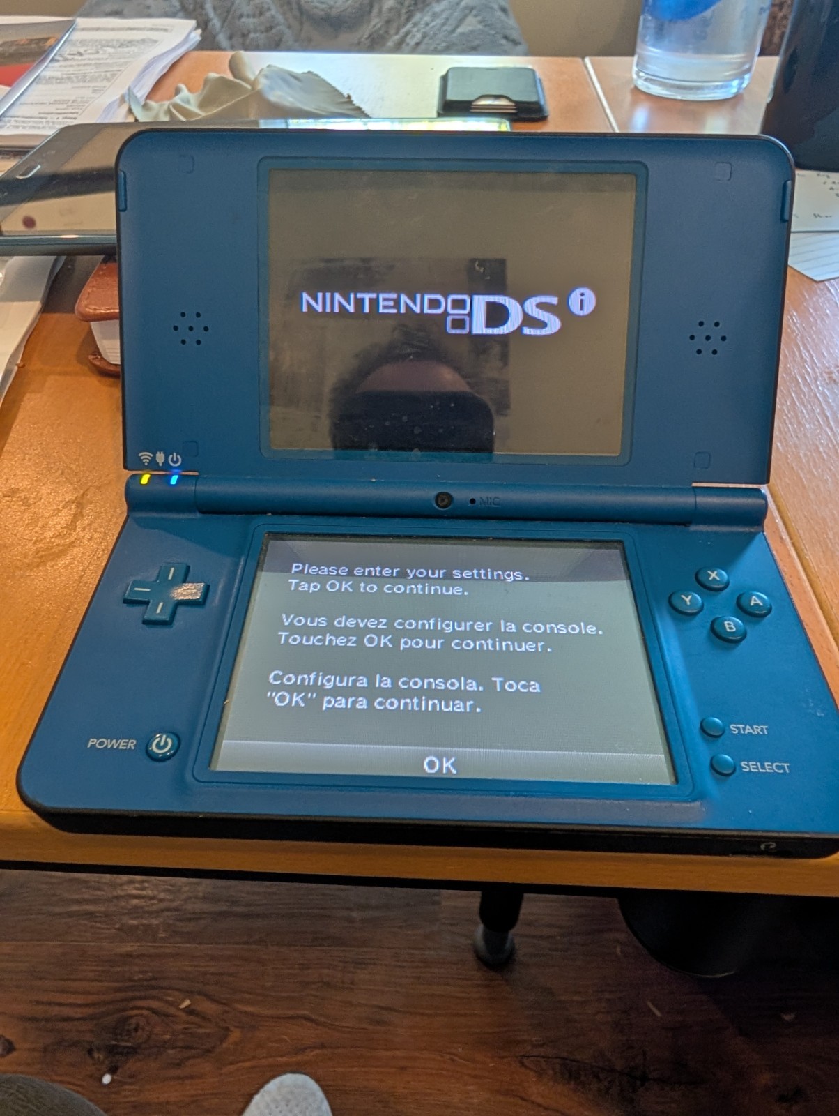 NINTENDO DSI XL BLUE UTL-001: TESTED / WORKING GAME BUNDLE