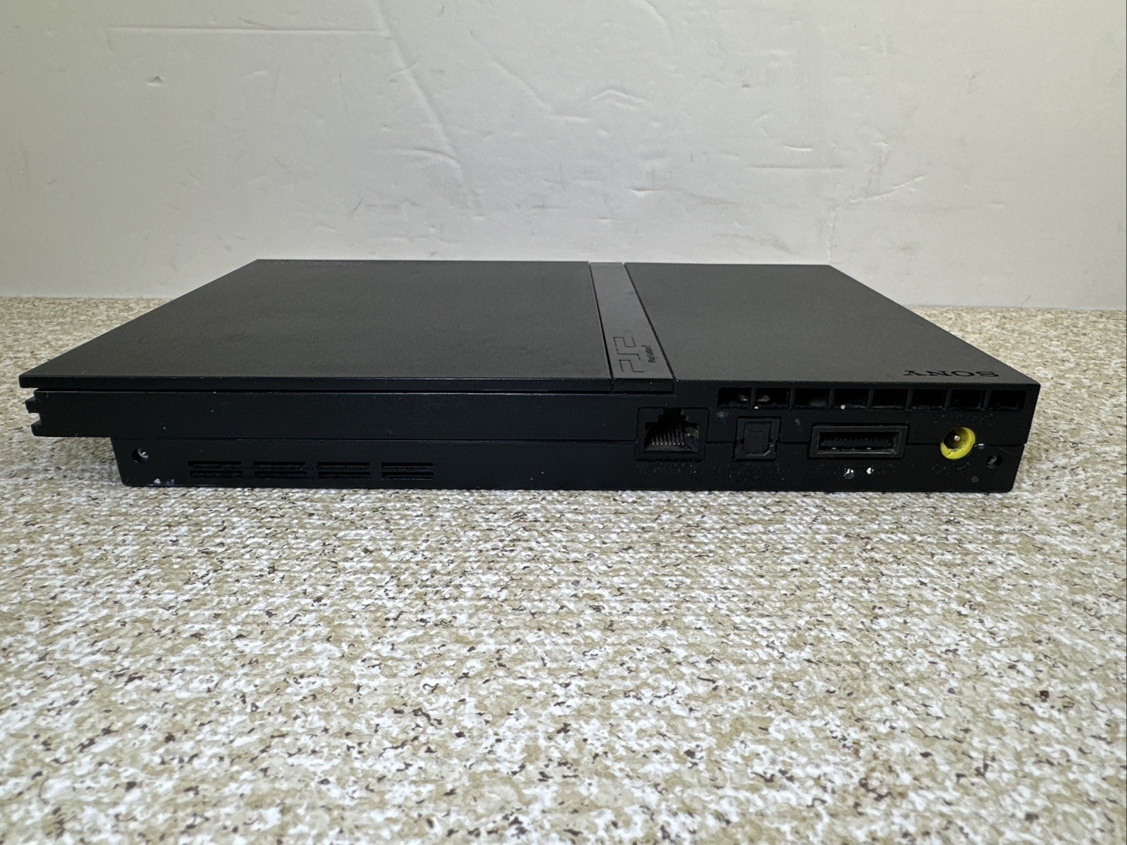 Sony PlayStation 2 Slim Launch Edition Charcoal Black SCPH-75001 Tested & Works