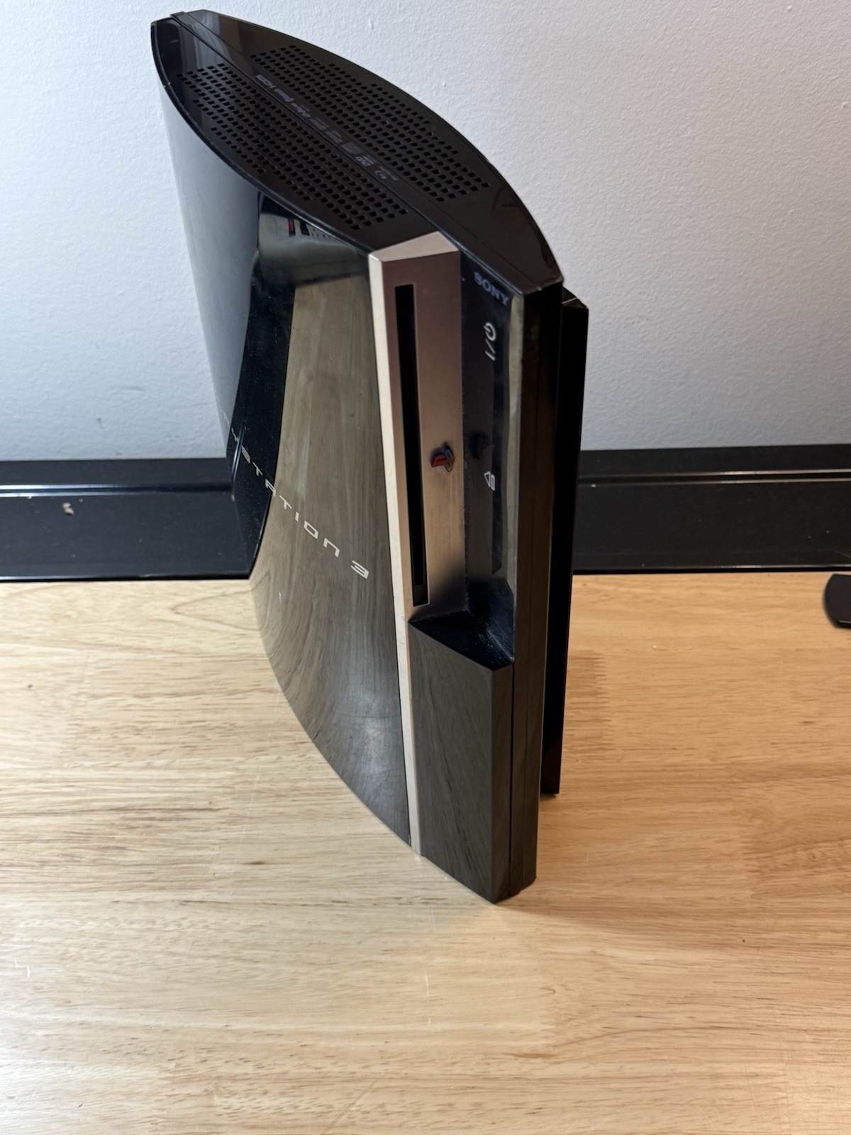 Sony PlayStation 3 Fat PS3 Black Console Gaming CECHL01 Power Button Issue
