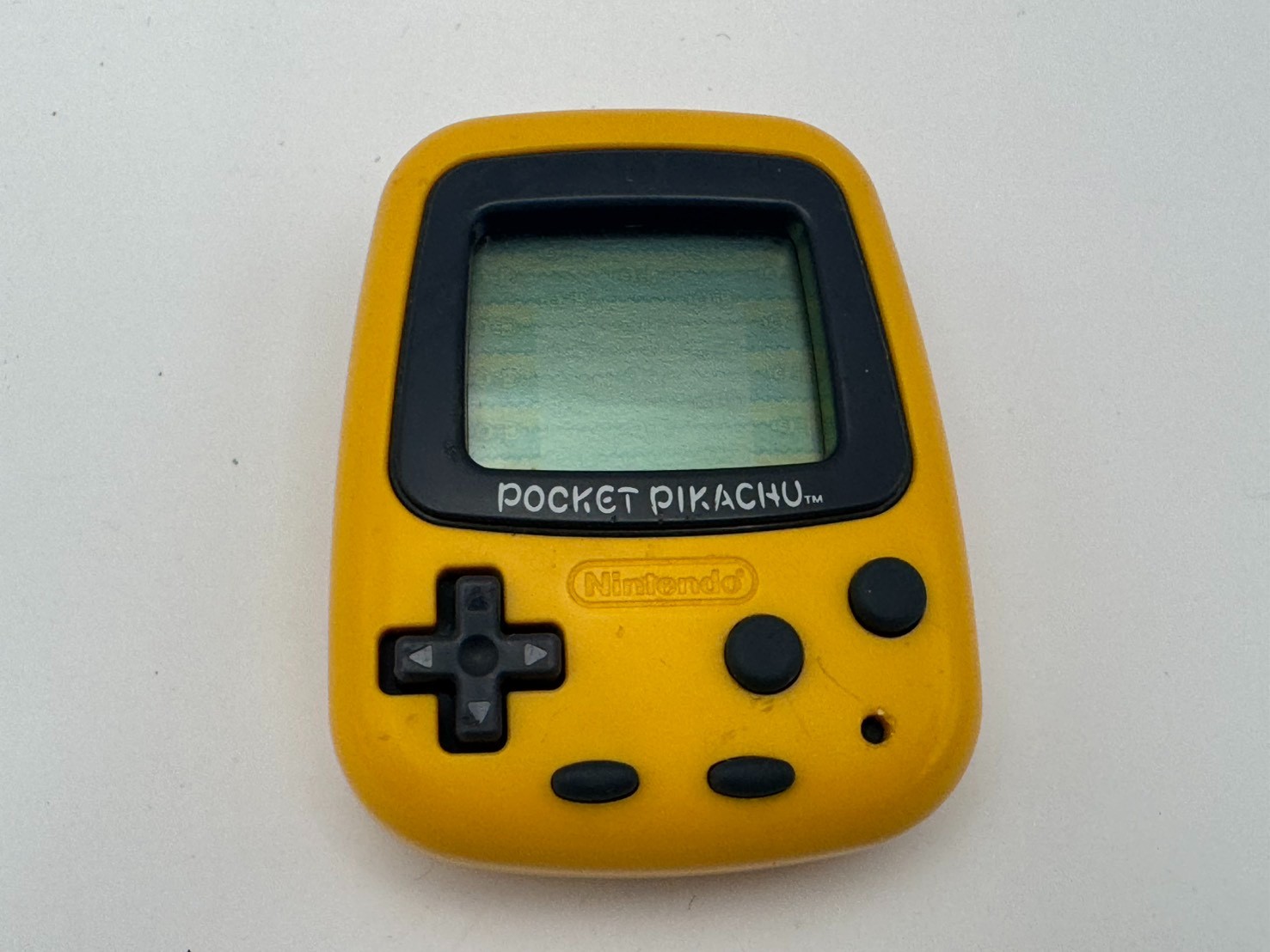 Nintendo Pocket Pikachu Yellow Pedometer Virtual Pet Tested Japan