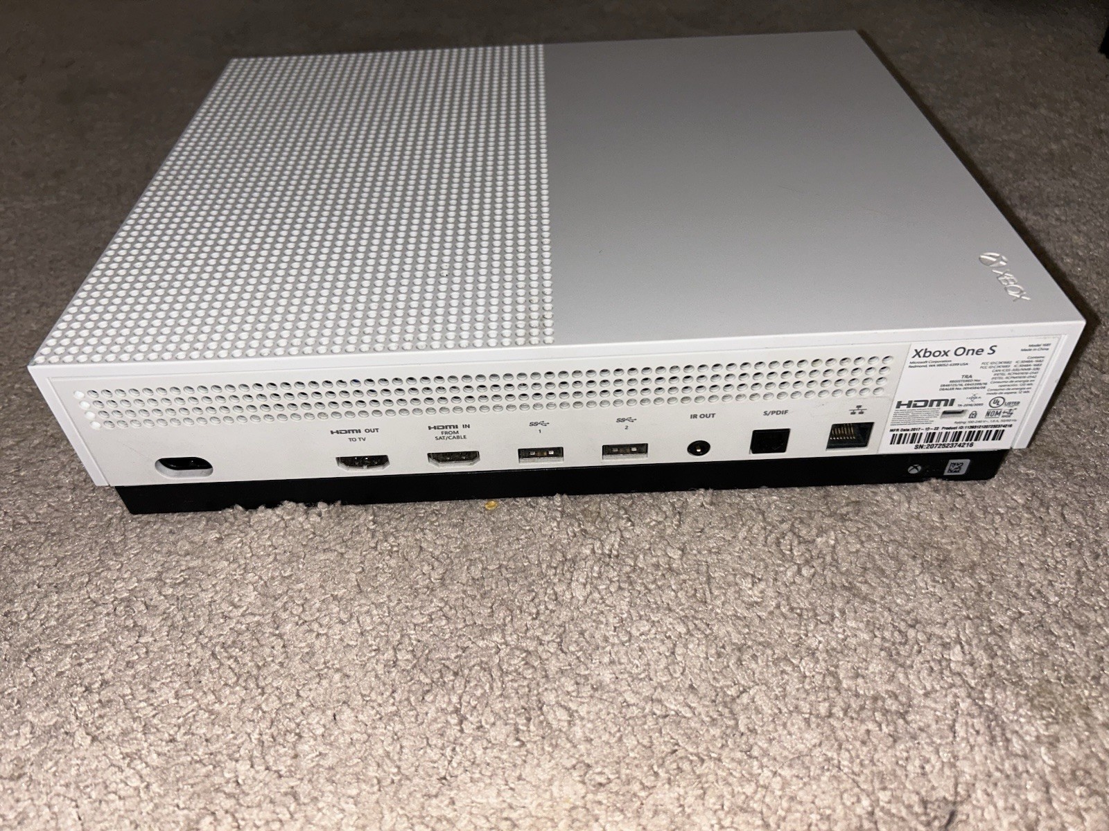 Microsoft Xbox One S – For Parts/ Not Tested