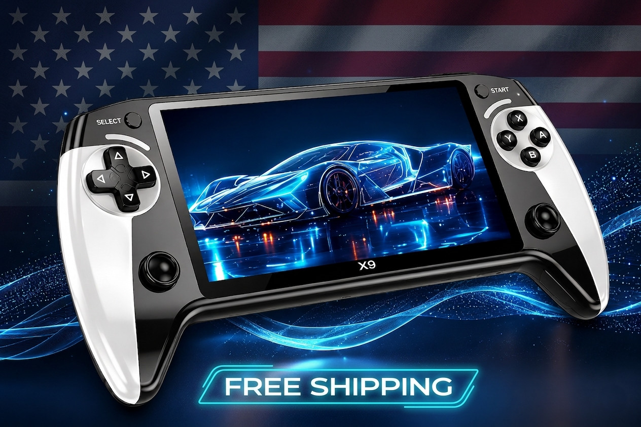 X9 Retro Handheld Game Console 5.5 Inch | 10000 Games | Portable Gaming Player