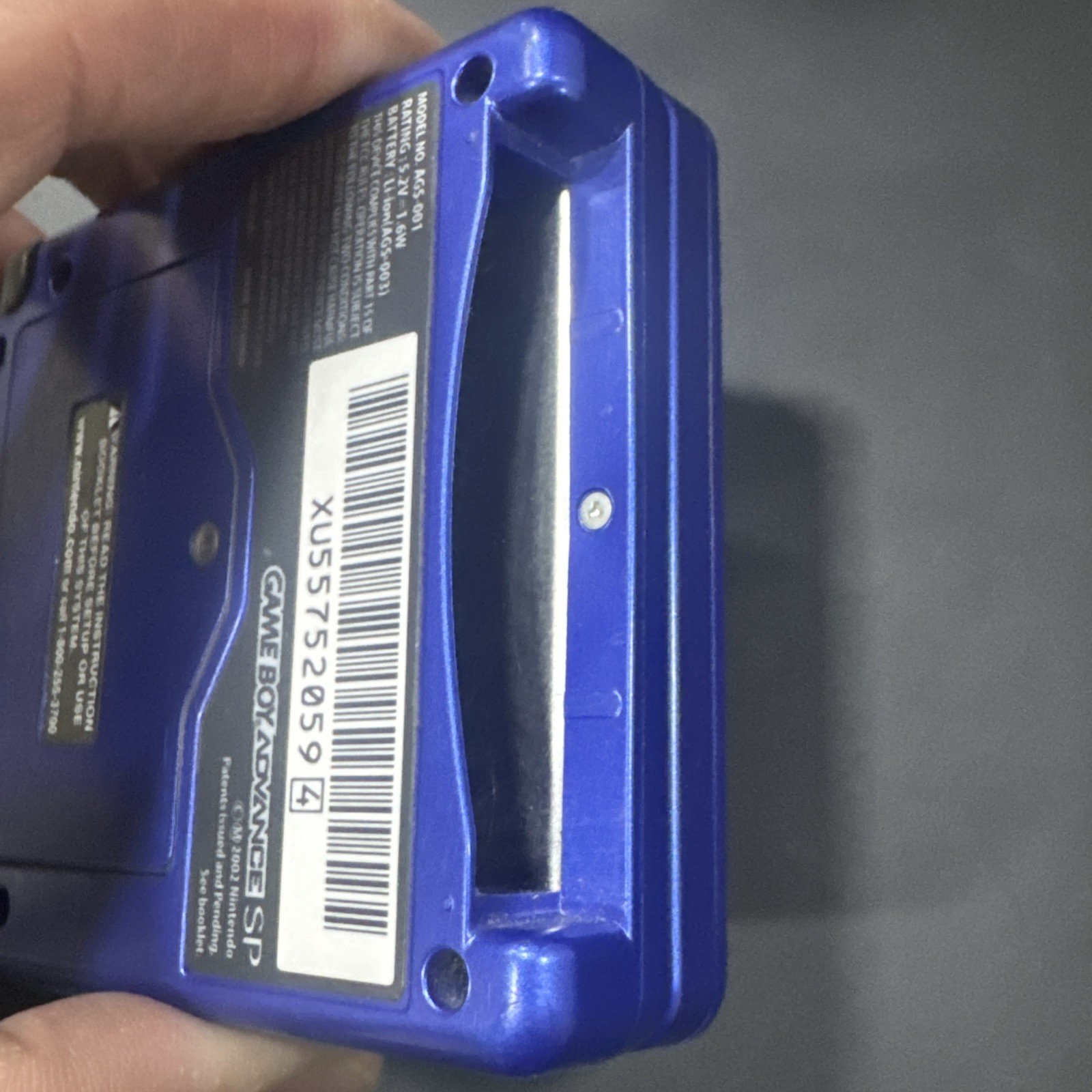 Nintendo Game Boy Advance SP Console – Cobalt Blue – Tested W/ Charger Clean