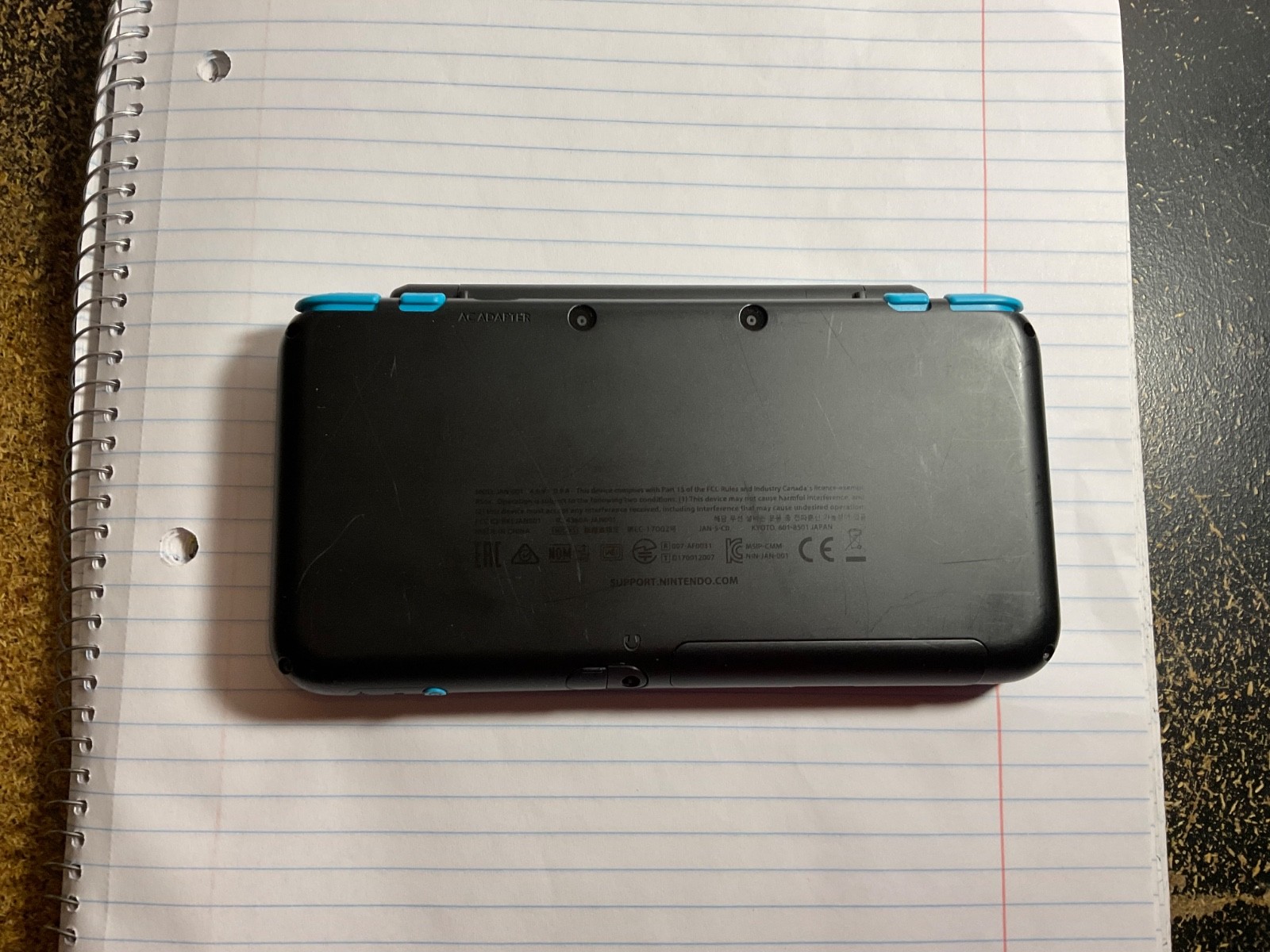 Nintendo 2DS XL Console – Black/Turquoise