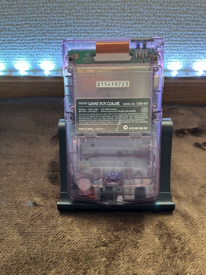 Nintendo CGB-S-SA Game Boy GB Color Console – Clear Purple Japan import