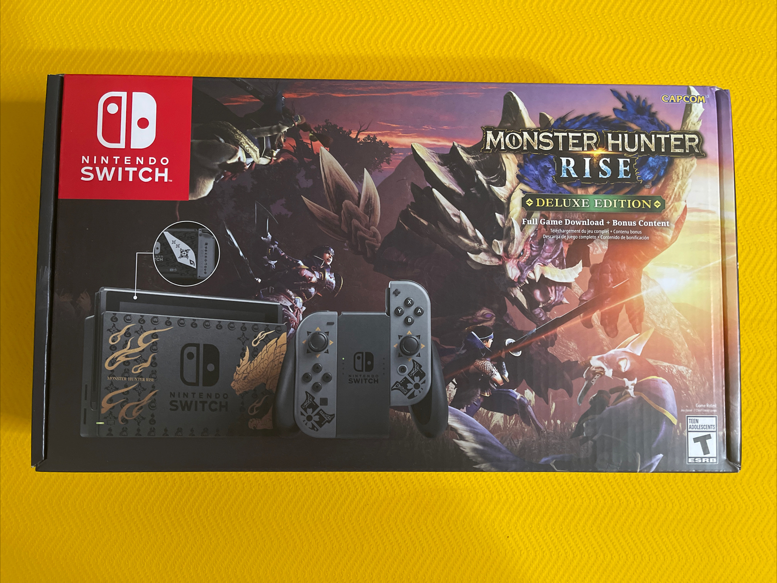 Nintendo Switch Monster Hunter Rise Console New