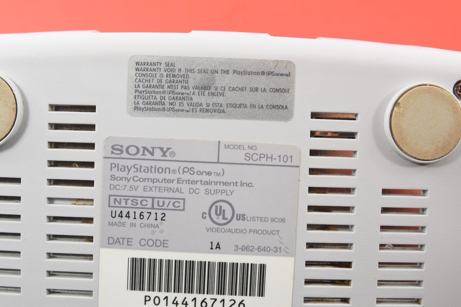 Sony Playstation PSOne Console Only ~ SCPH-101 Disc Drive Error ~ Please Read