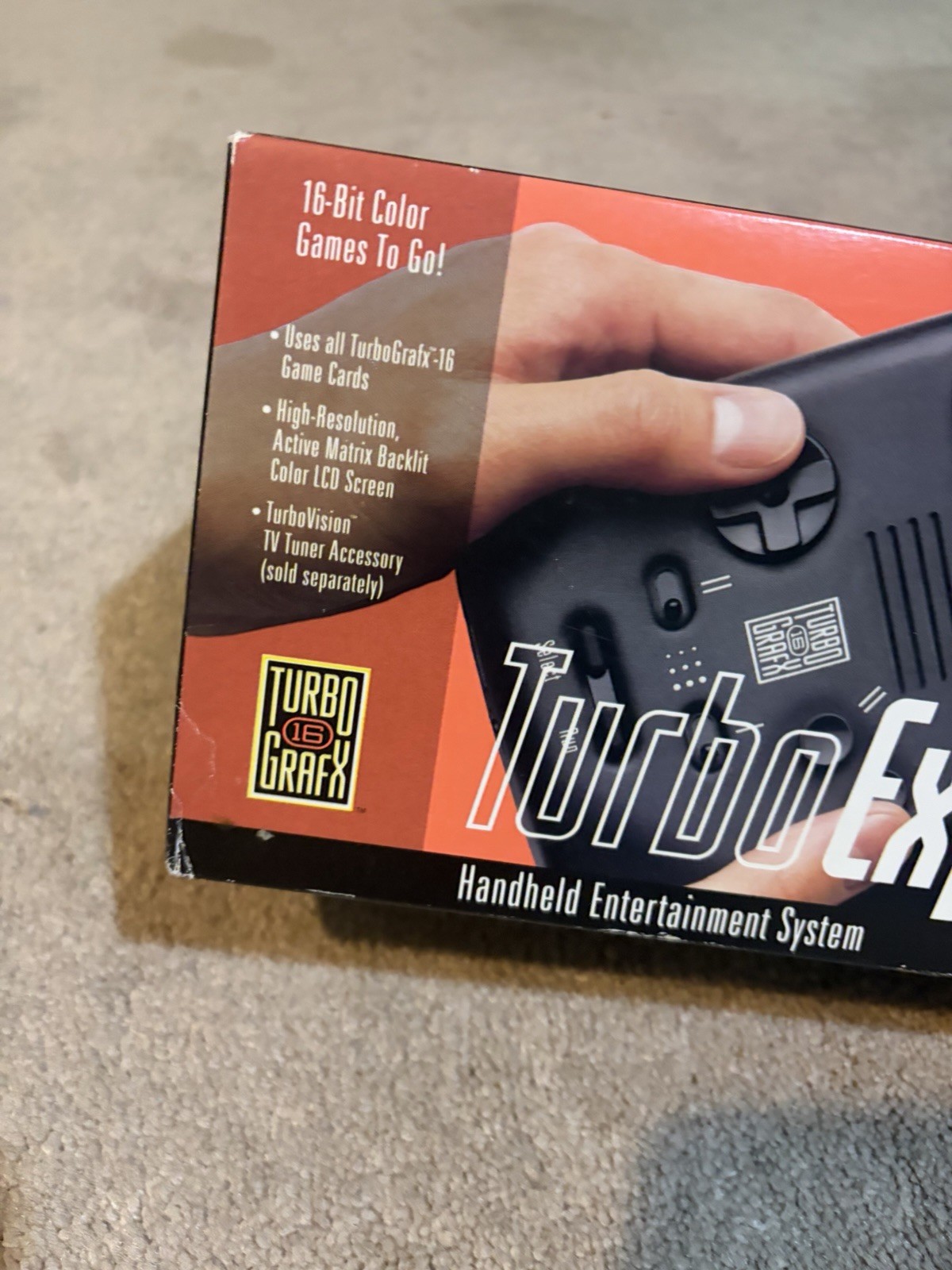 NEC Turbo Express Handheld Console In Box Tested/Works Turbografx 16 Grafx MINT