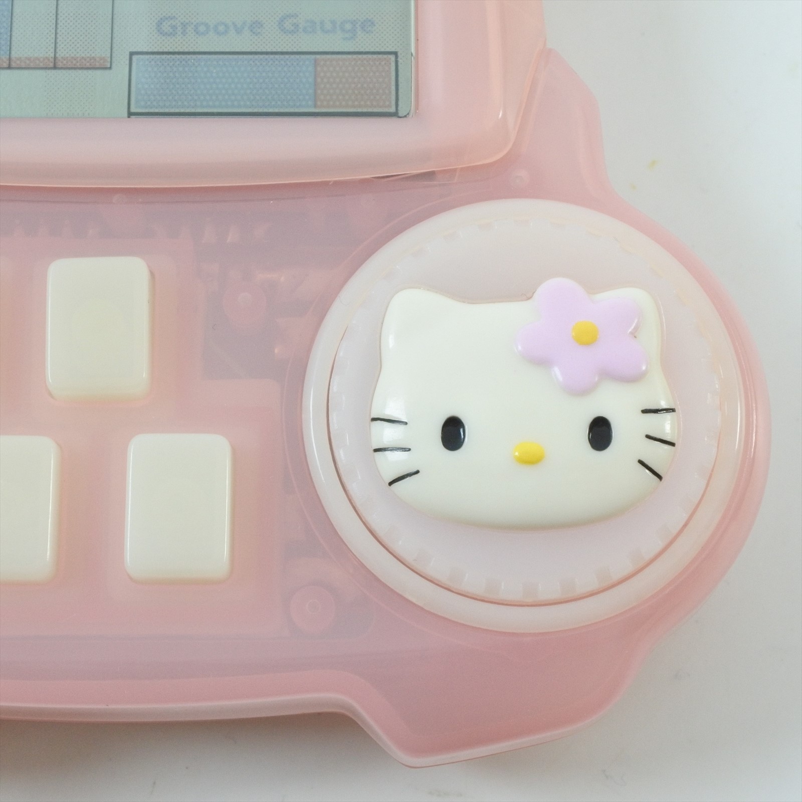 LCD BEMANI POCKET HELLO KITTY Handheld Console + Headphone Boxed Konami 1165