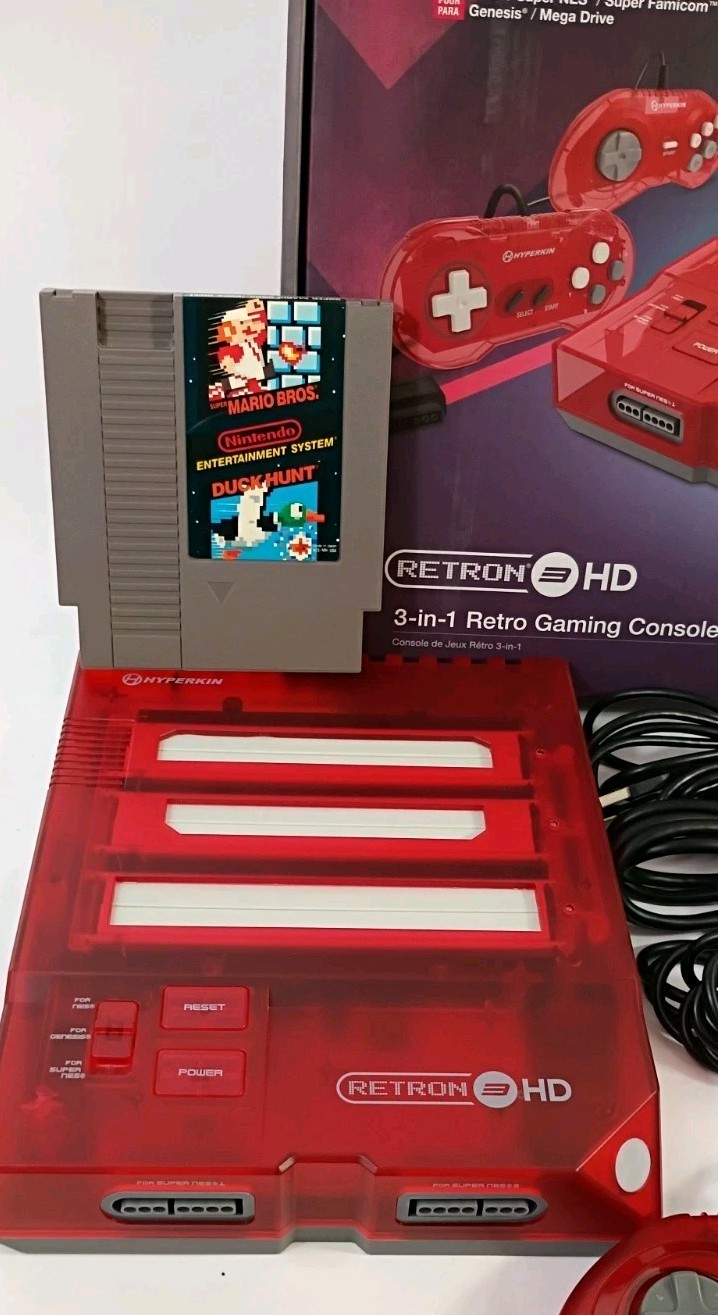 Hyperkin RetroN 3 HD 3 in 1 Console for NES, SNES, Super Famicom, Genesis HDMI