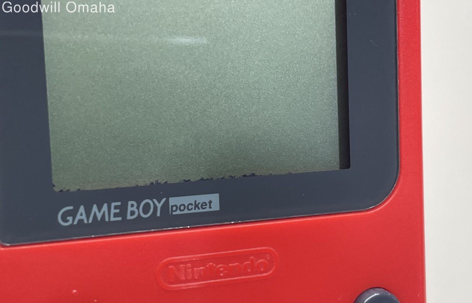 Nintendo Game Boy Pocket MGB-001 Red Handheld Console -TESTED- READ DESCRIPTION!