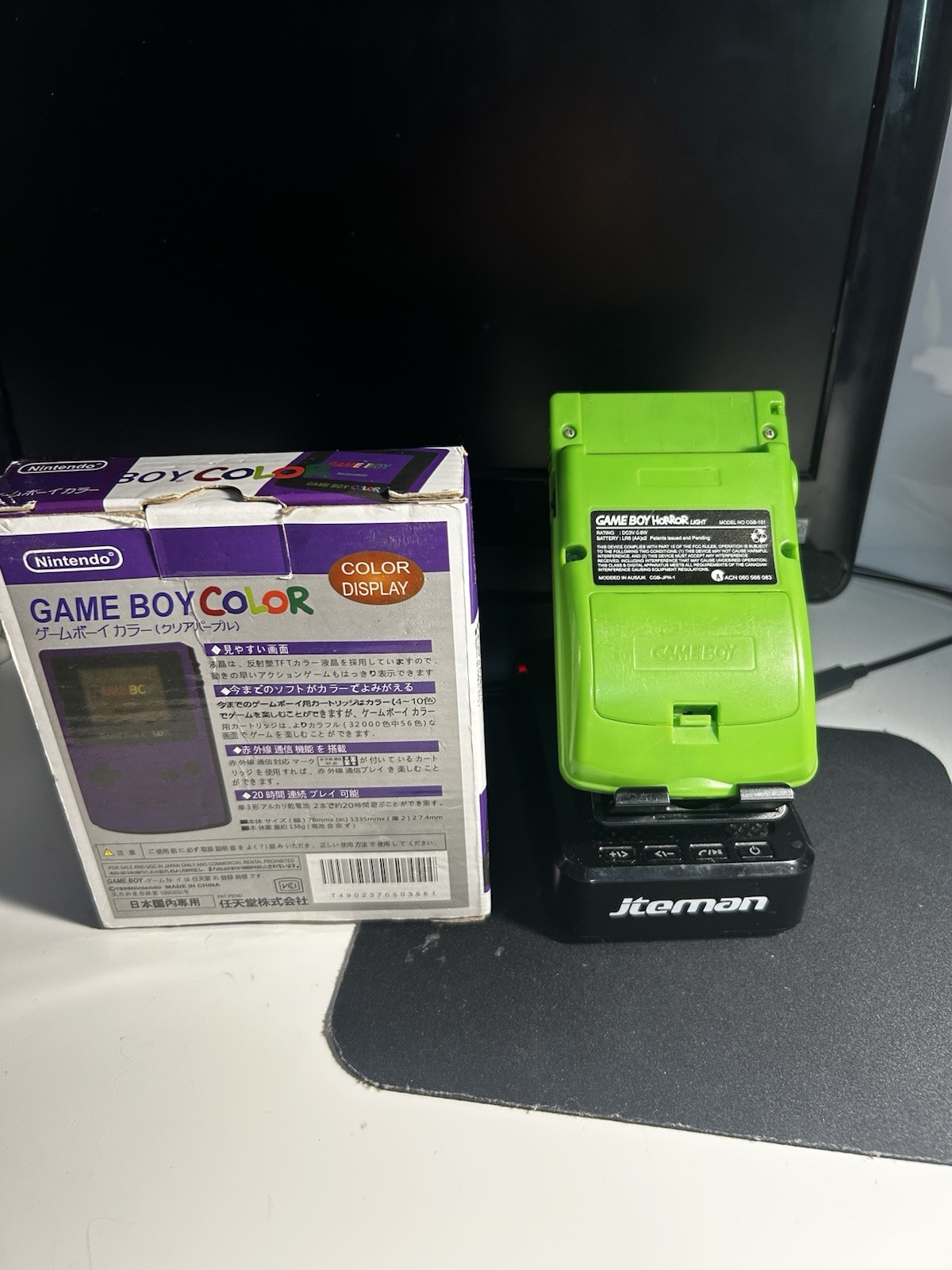 Game Boy Color W/IPS screen & (box From China)