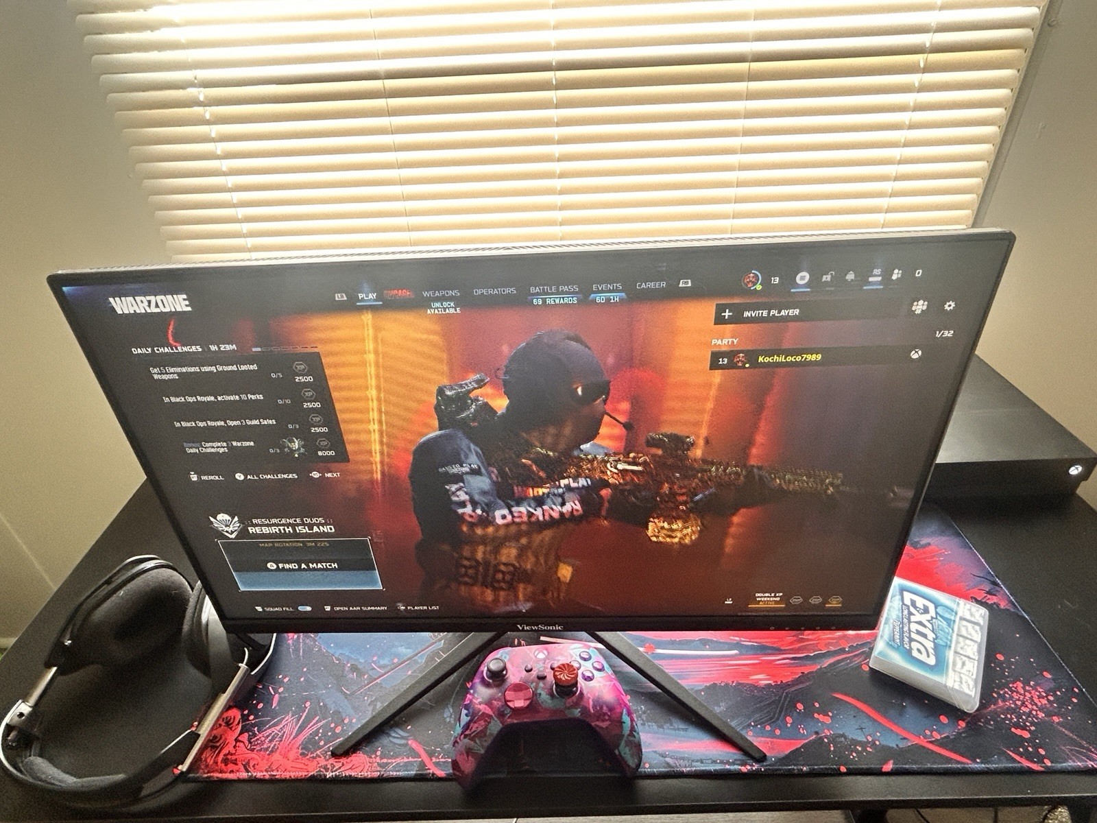Xbox One x 1TB 4K Console Bundle Controller, Power, HDMI, Tested. Gamesir G7 Se