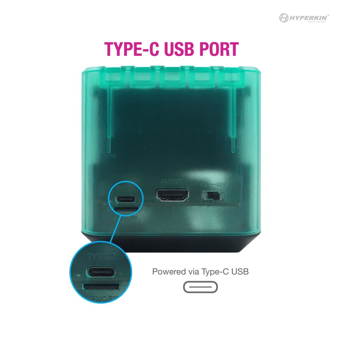 Hyperkin Retron Sq HD Gaming Console Game Boy, Game Boy Color and Advance Games