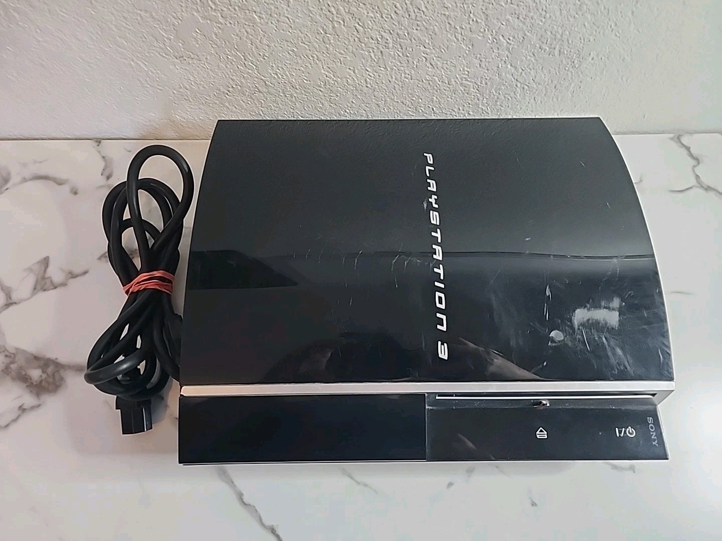 Sony PlayStation 3 PS3 40GB CECHH01 Black Console Wi-Fi 1080p NTSC-U/C