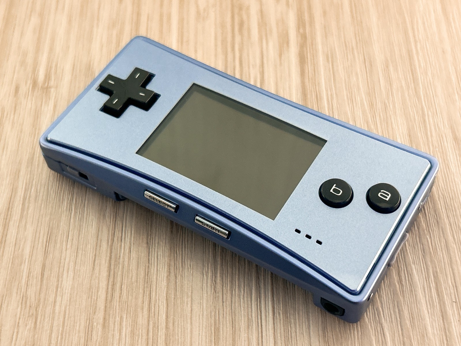 Mint – Nintendo GameBoy Micro Blue Console Tested w/ Charger & Case GBM