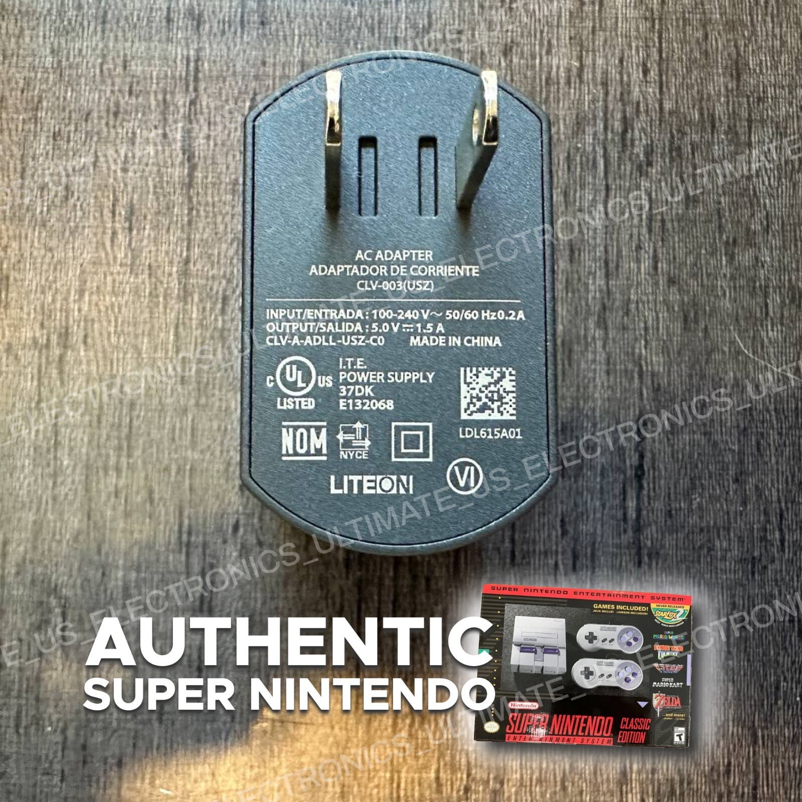 Authentic SNES Super Nintendo Classic Mini Super Entertainment System 21 Games