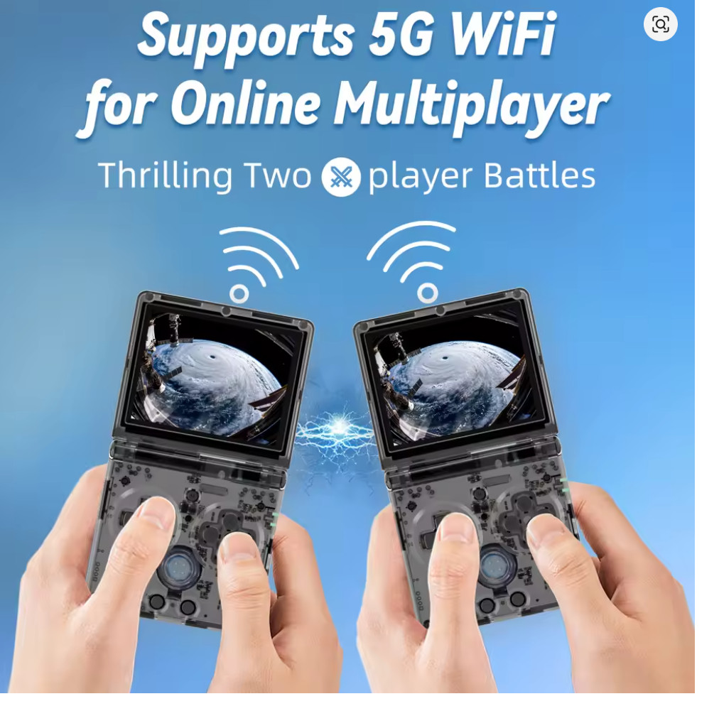 ANBERNIC RG35XXSP Flip 3.5″ IPS WiFi HDMI Linux Retro Portable Console