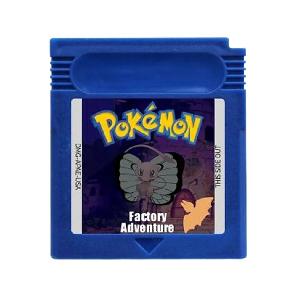 Pokemon Black White 3 Genesis GBC 16 Bit Game Cartridge for GB SP Console