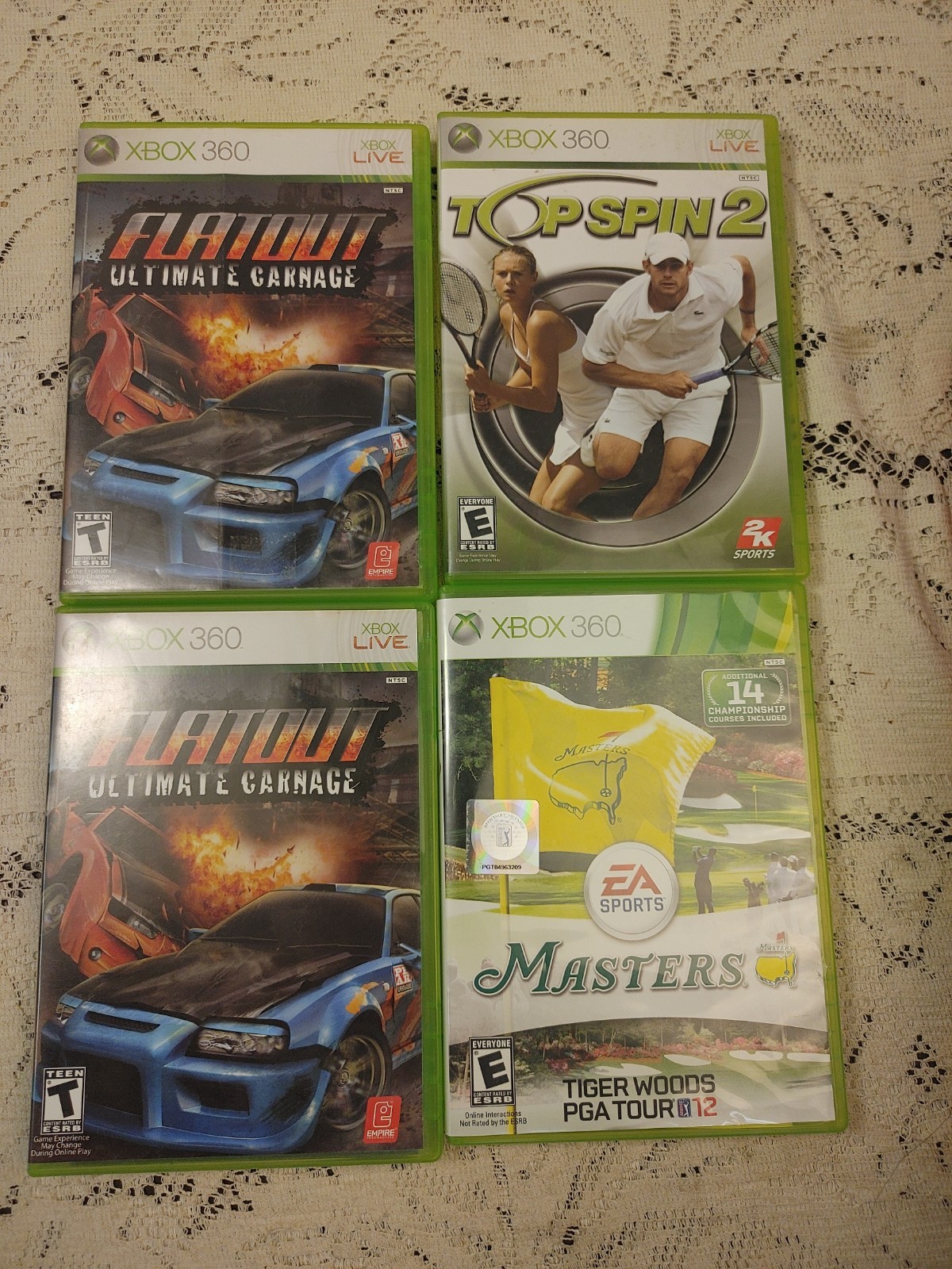 Xbox 360 Console With 120 GB Hard Drive (NOT READING GAMES) w/ Controller +Games