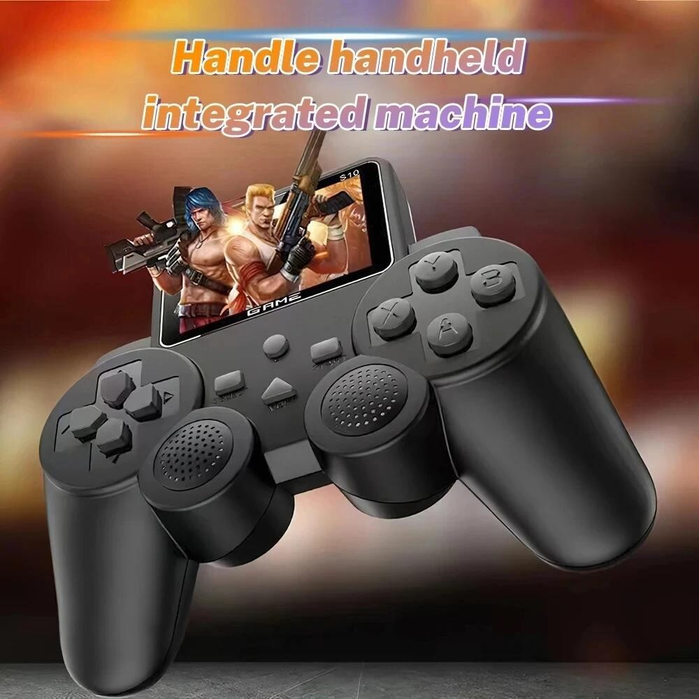 S10 MINI VIDEO GAME CONSOLE – 520 GAMES, DUAL CONTROLLERS, AV OUTPUT