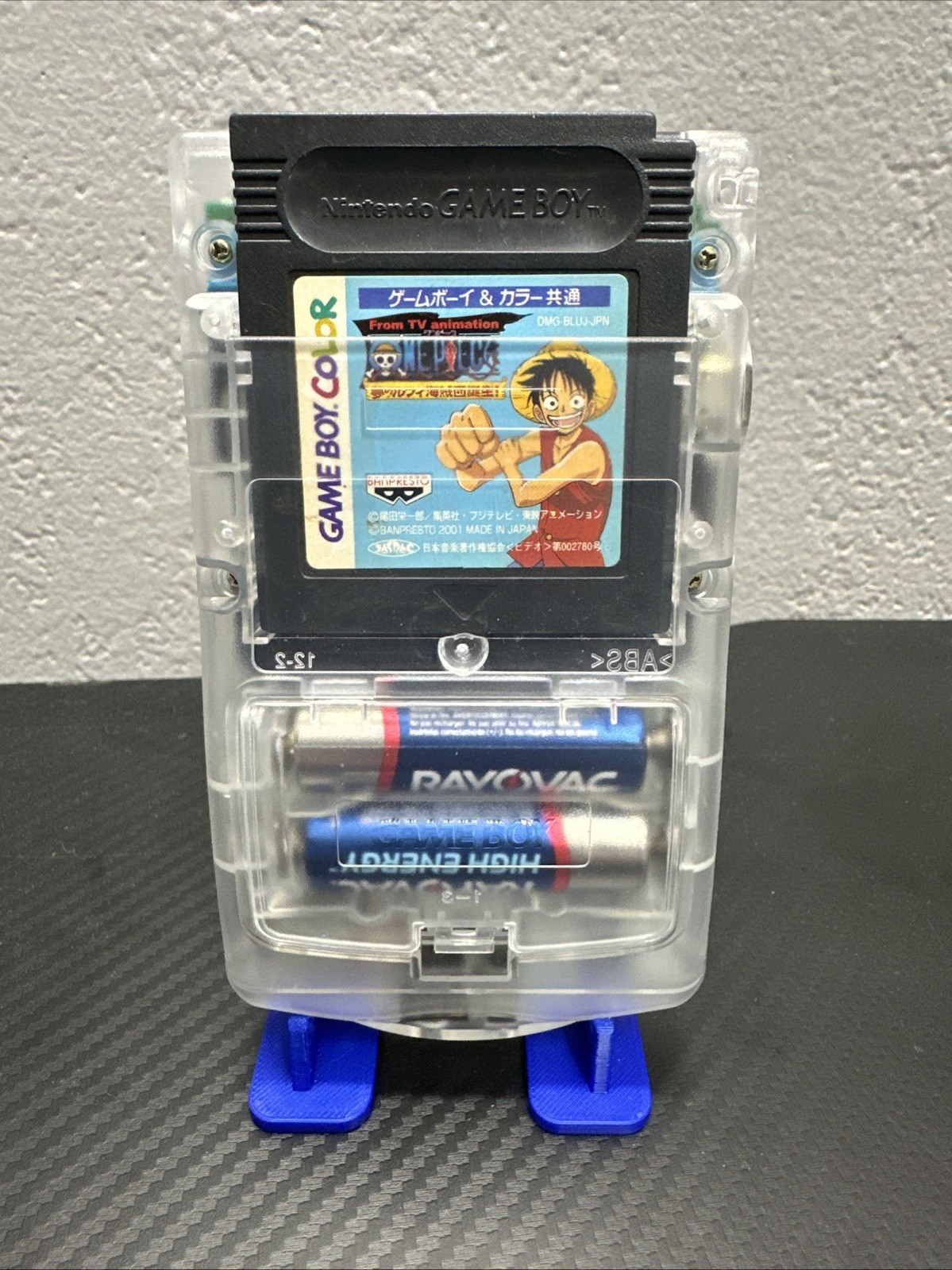 Nintendo Gameboy Color CGB-001 Transparent Clear Handheld System No Sound