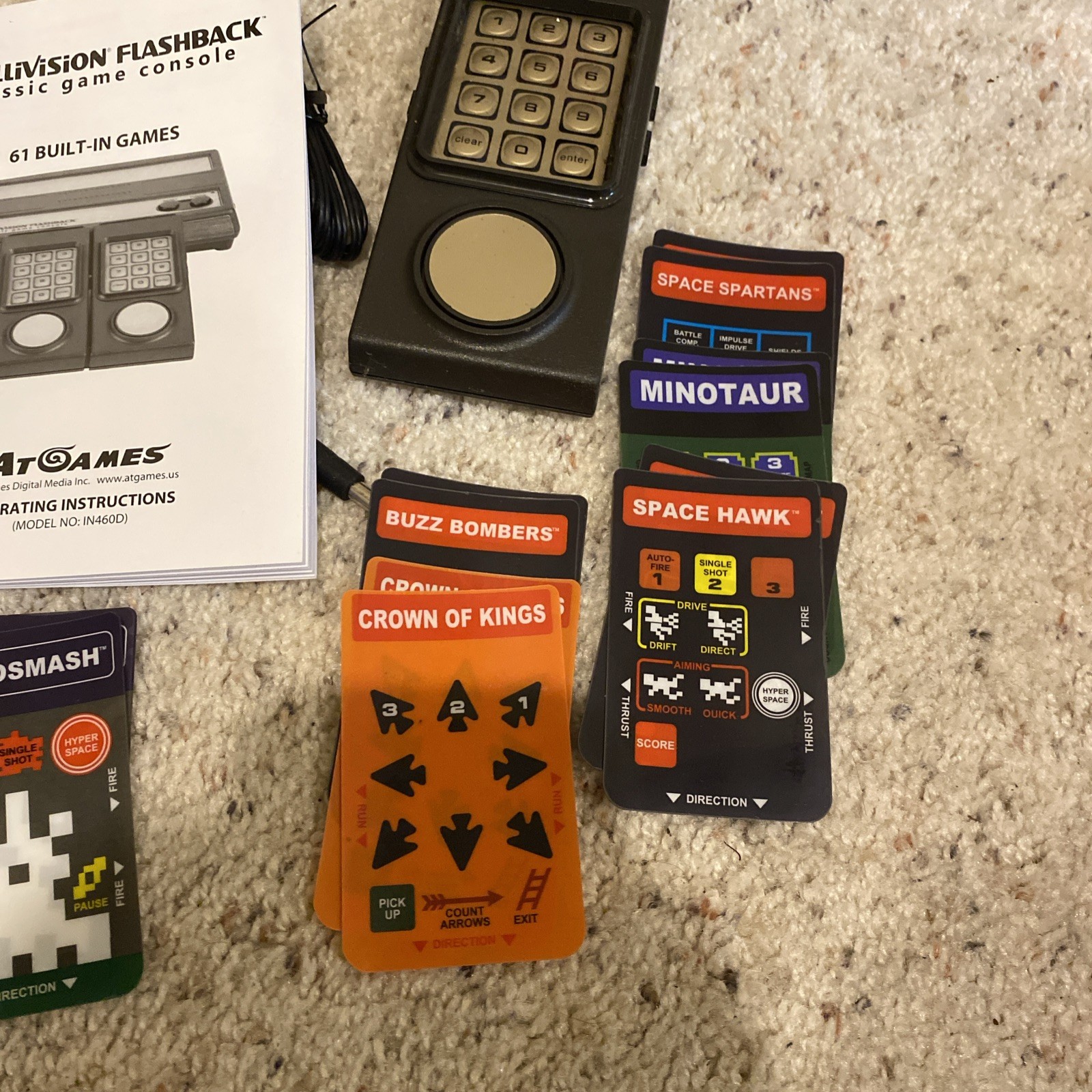 INTELLIVISION Flashback Classic Console 61 Games Complete With Box Tested!