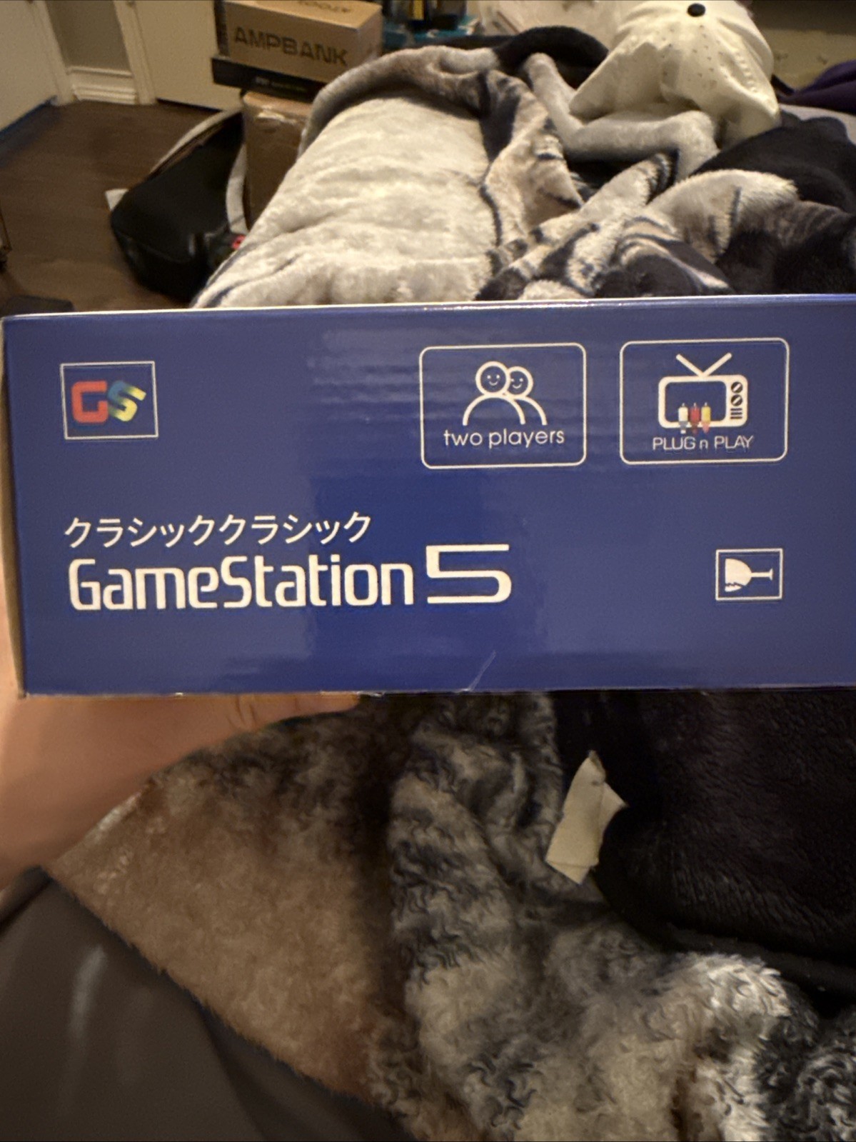 GS GS5 Home Console Black White Component RCA Built-In 620 Classic Games