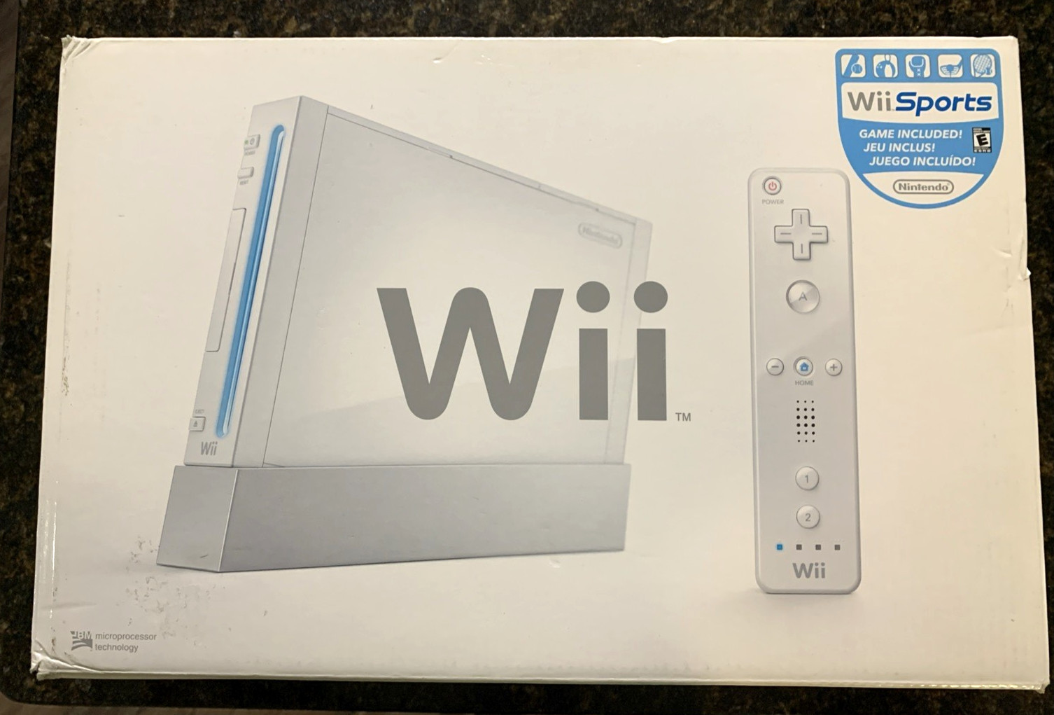 Wii Console Bundle Model RVL-001 USA Original Box #0004
