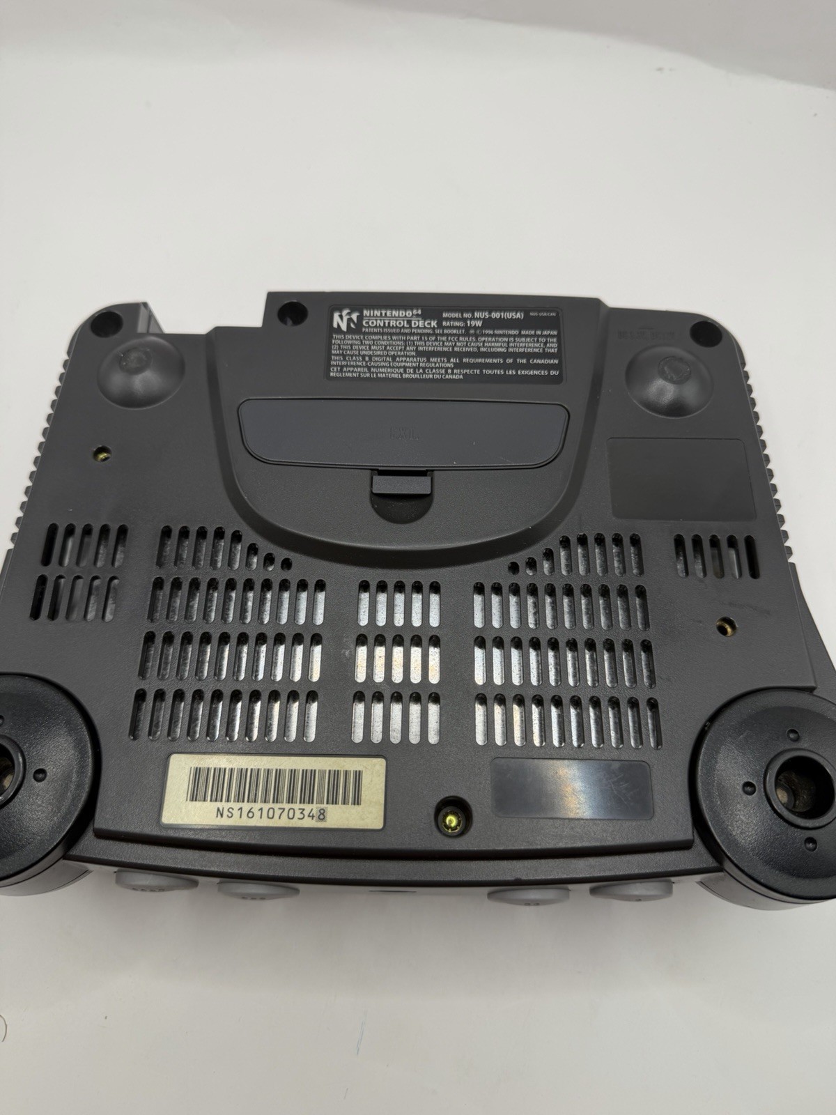 Nintendo 64 N64 Video Game Console NUS-001 Gray
