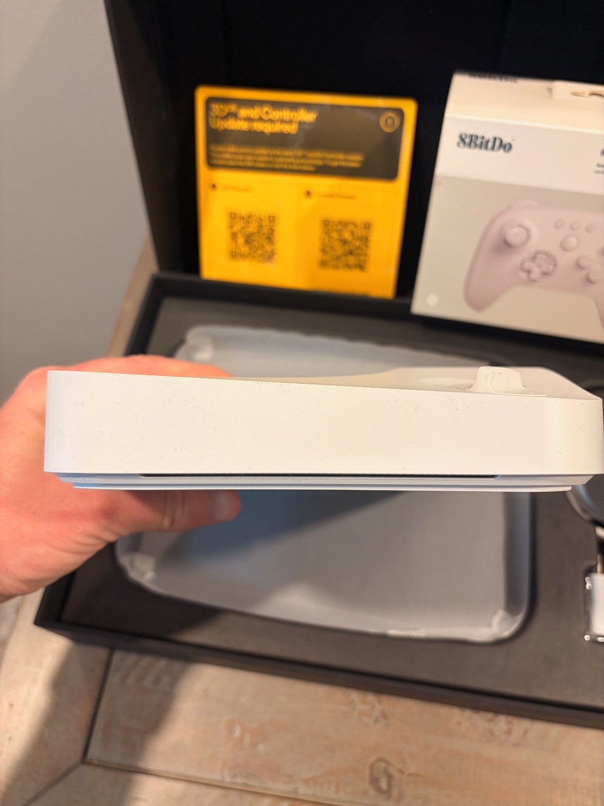 Analogue 3D Console Nintendo 64 White w/ new White 8BitDo Controller N64