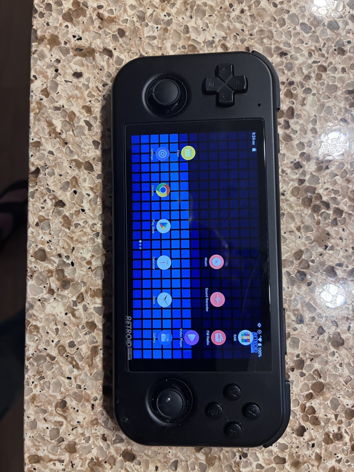 Retroid Pocket 3 Plus Handheld Gaming System (Black) with Carrying Case