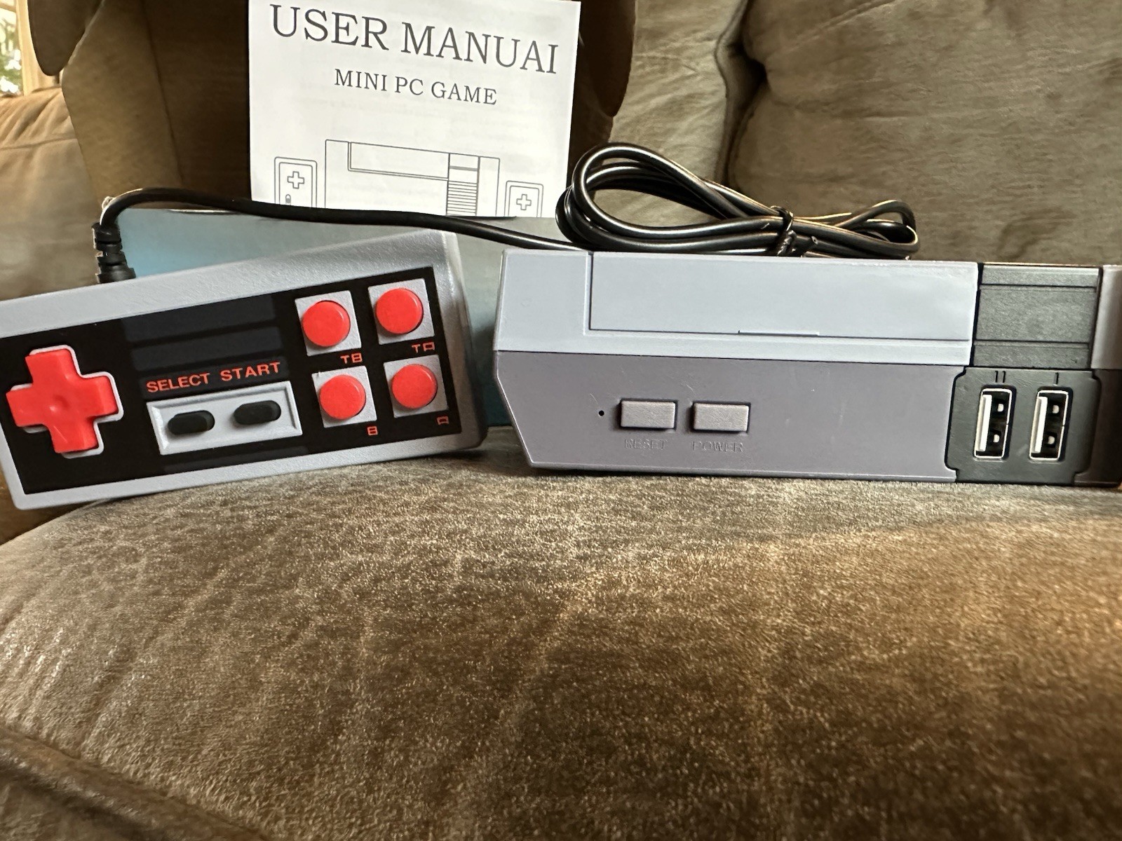 Mini Game Anniversary Edition 620 Plug and Play Console Gray Black Red NTSC/PAL