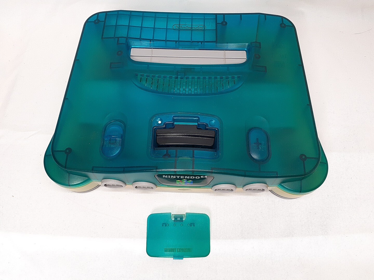 Nintendo 64 Clear Blue Console S-video cable set Region Free N64 Tested