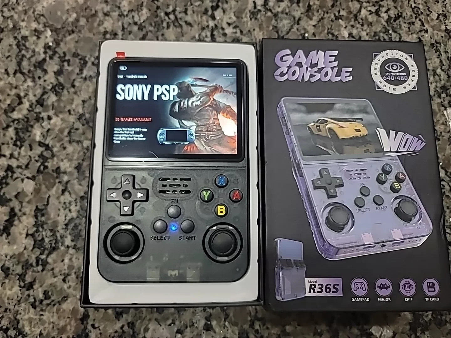 R36S 64GB Retro Handheld Game Console 3.5″ Display 5000 Games