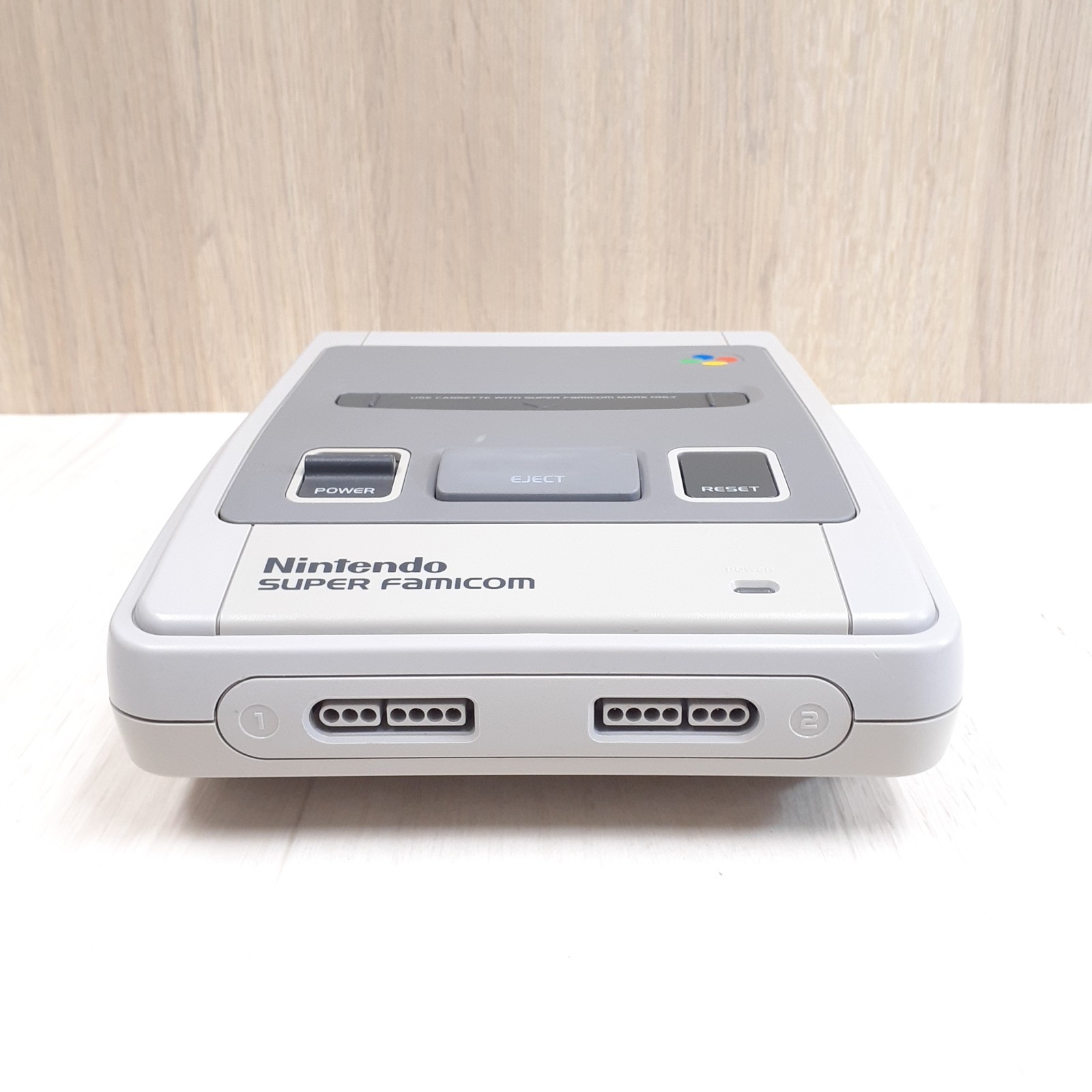 Nintendo Super Famicom Console with Mario World Storage Case &Game Japanese SNES