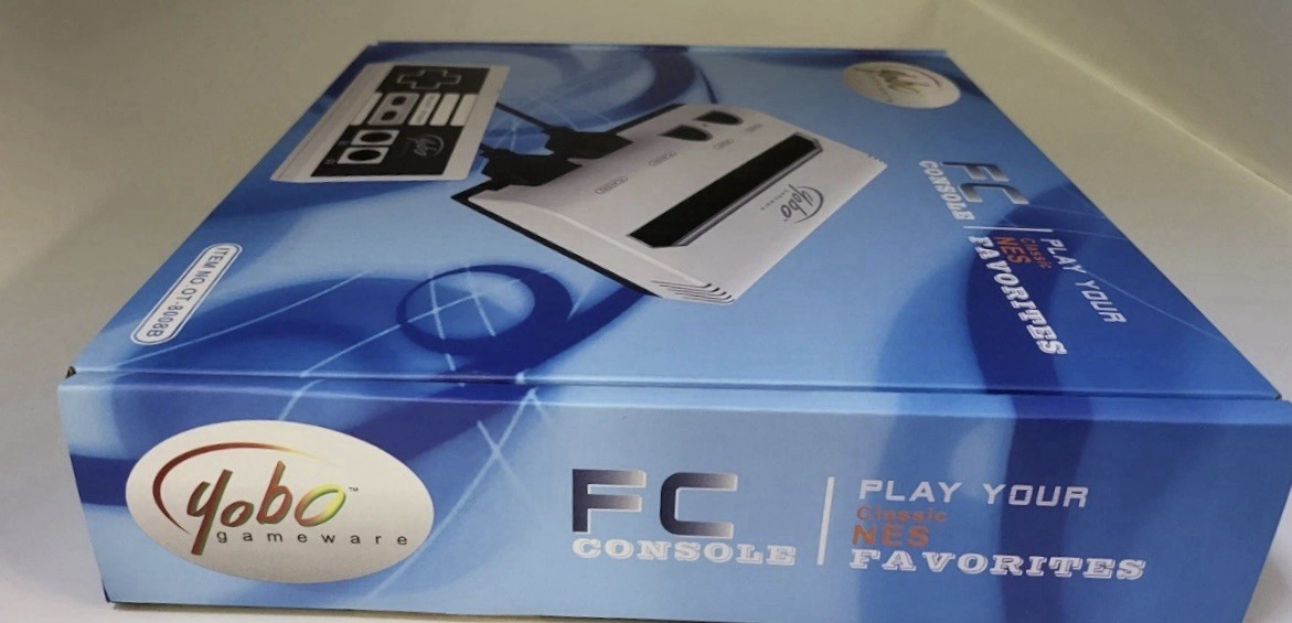 Yobo Fc Console Video Game System-play NES 8 Bit Nintendo Games Black&White NEW!