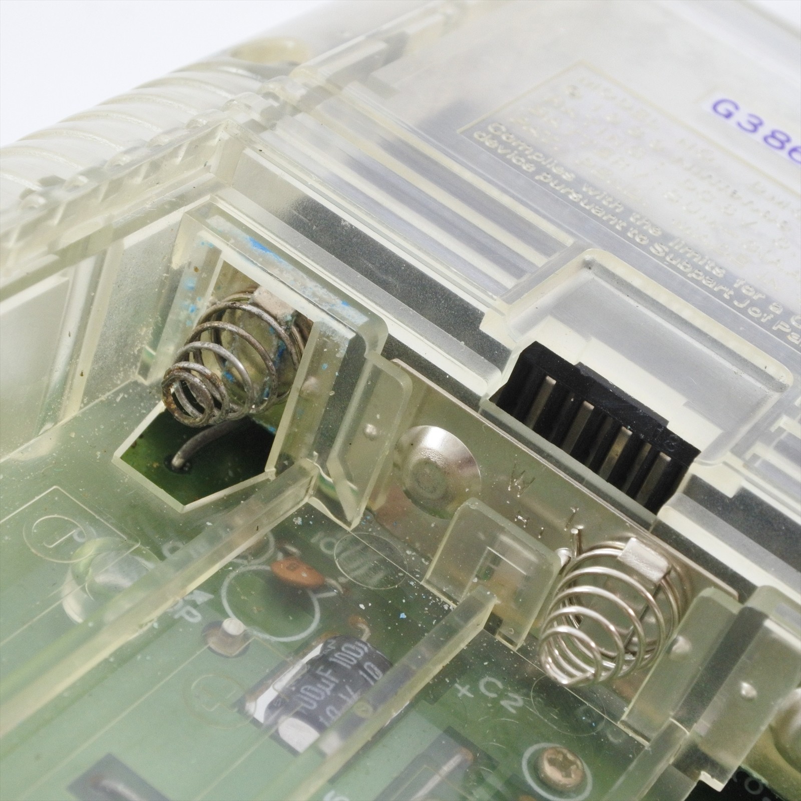 Gameboy Bros. CLEAR Console DMG-001 Boxed Original Classic Nintendo CHINA 036 gb