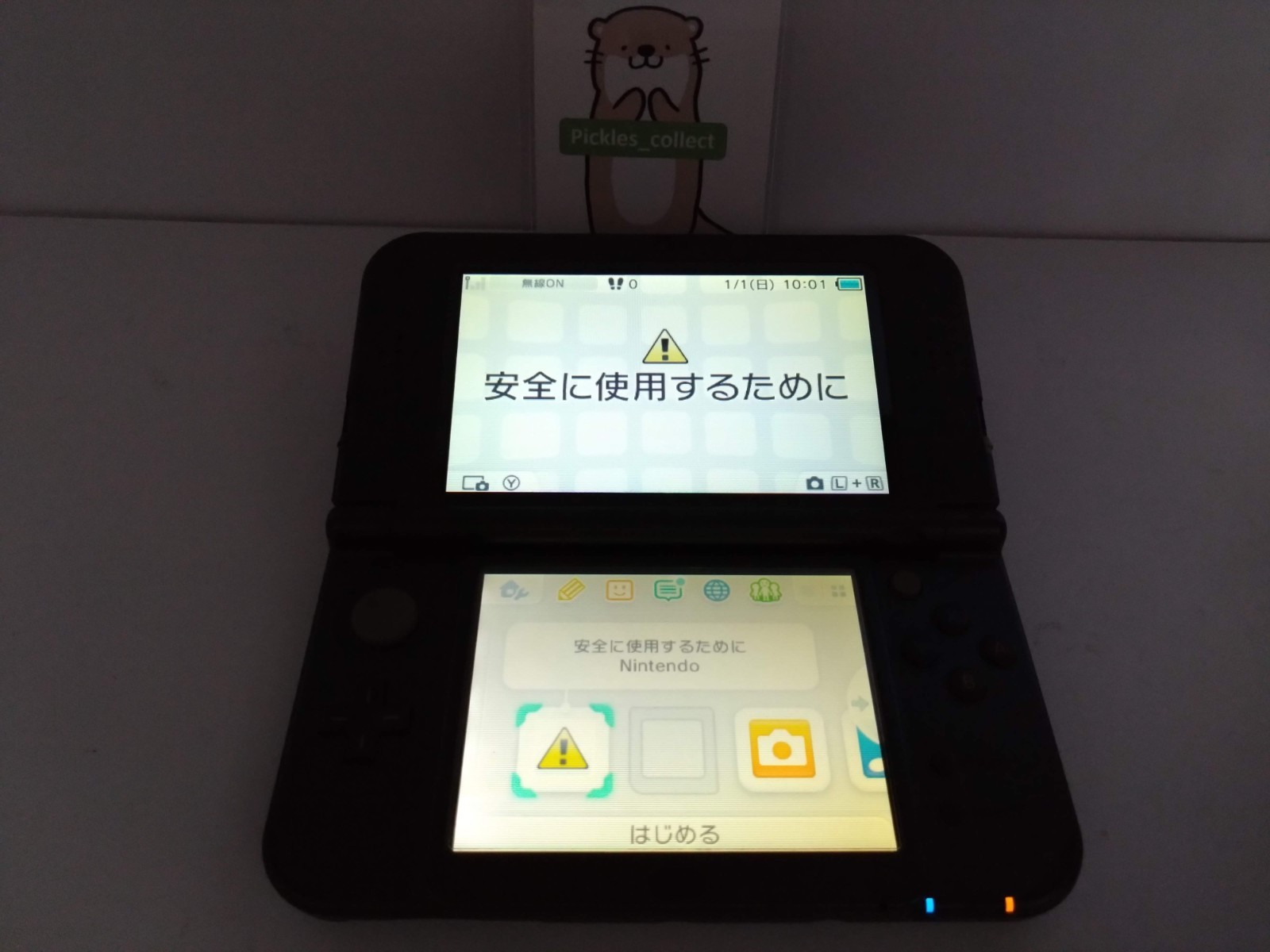 Nintendo New 3DS LL XL Metallic Black RED-001 w/Stylus 4GB Japanese Tested 0601G