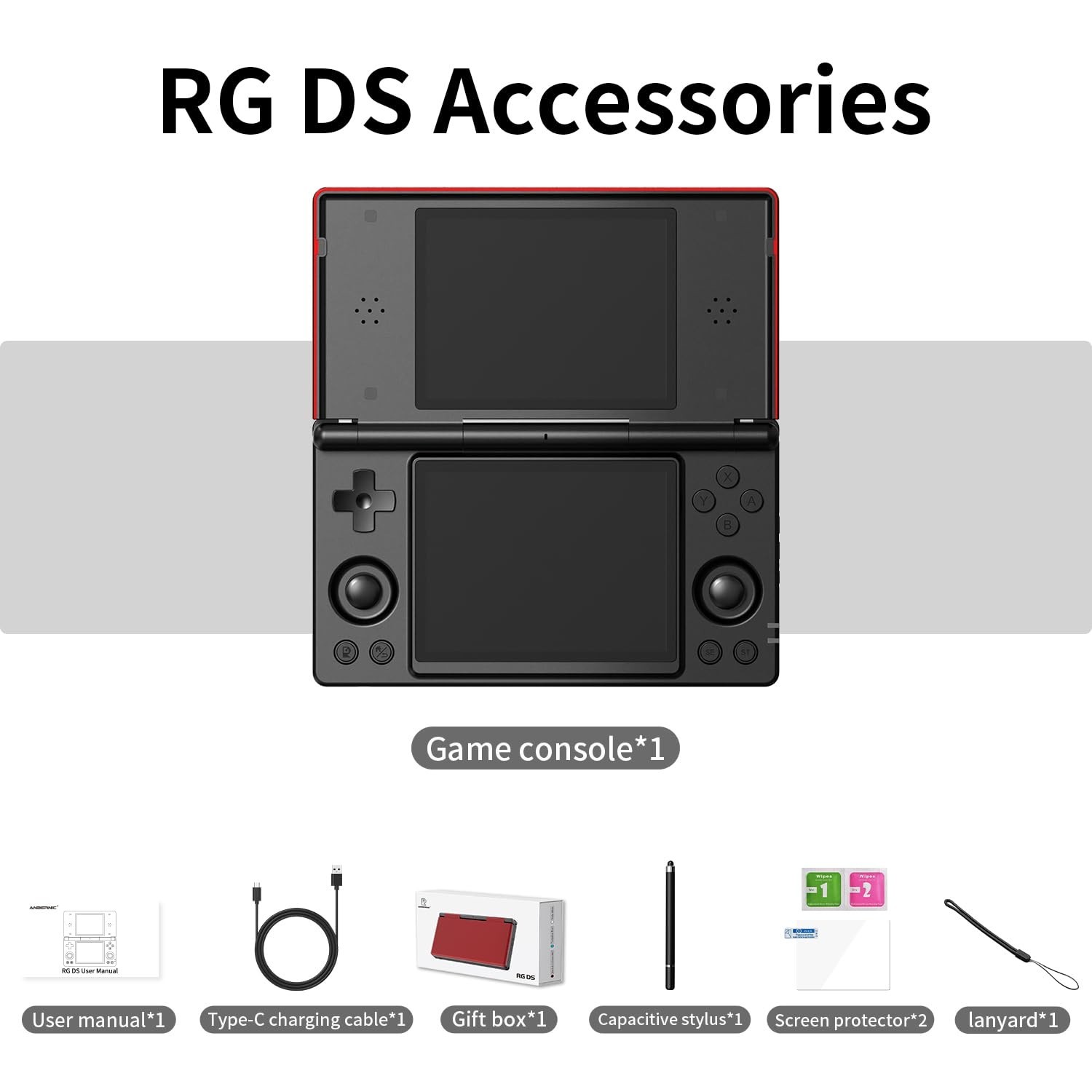 RG DS Foldable Handheld Game Console RK3568 Anbernic RG DS Android 14 System …