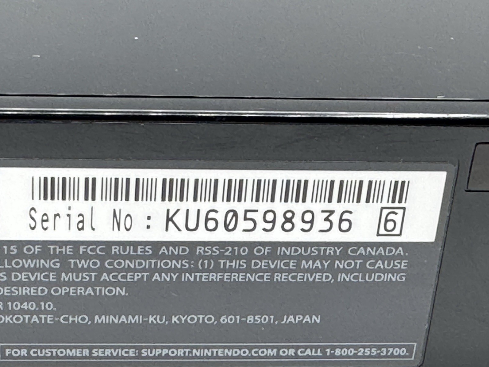 Nintendo Wii Black Console Only RVL-101 See Photos