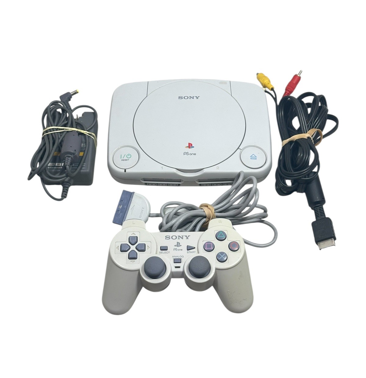 Sony PSOne Slim White Console PS1 (SCPH-101) Console System OEM Bundle – Tested