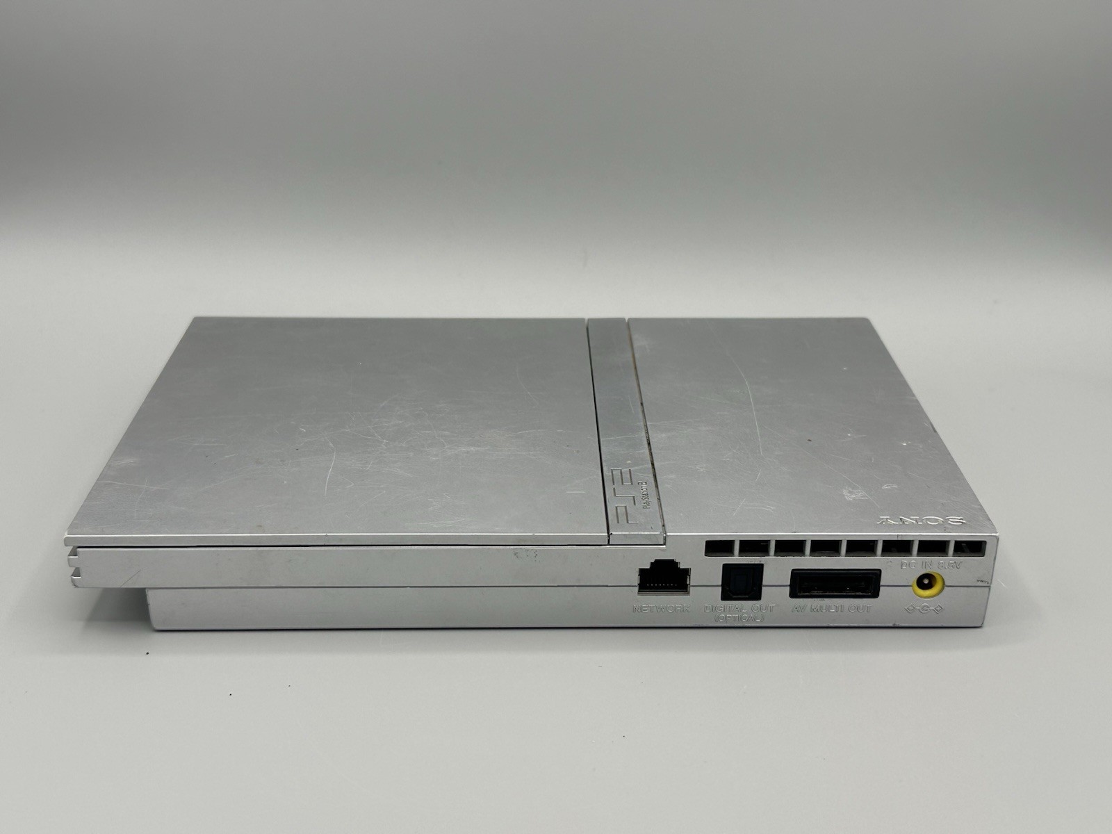 Sony Playstation 2 Slim Silver SCPH-79001 Console Only Tested Video Game PS2