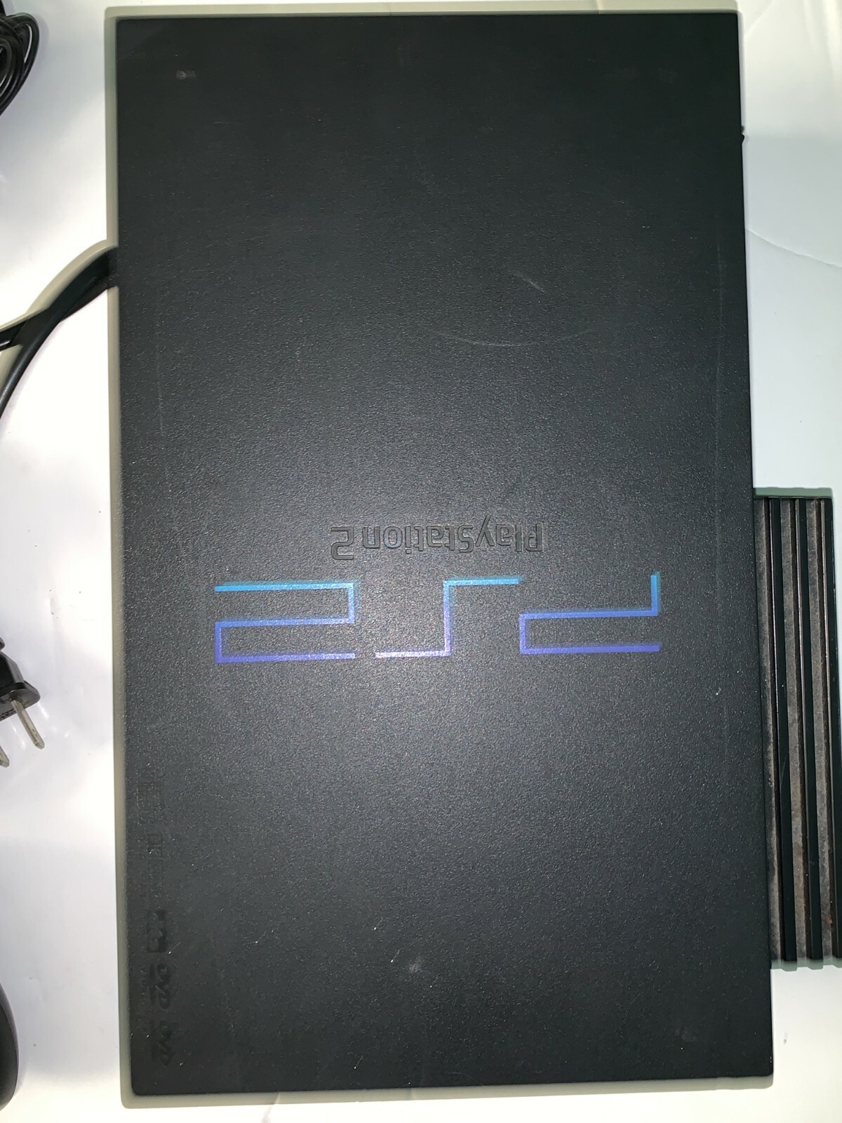 Sony PlayStation 2 Console – Black (SCPH-50001- CONSOLE-2 CONTROLLERS+MEMORY