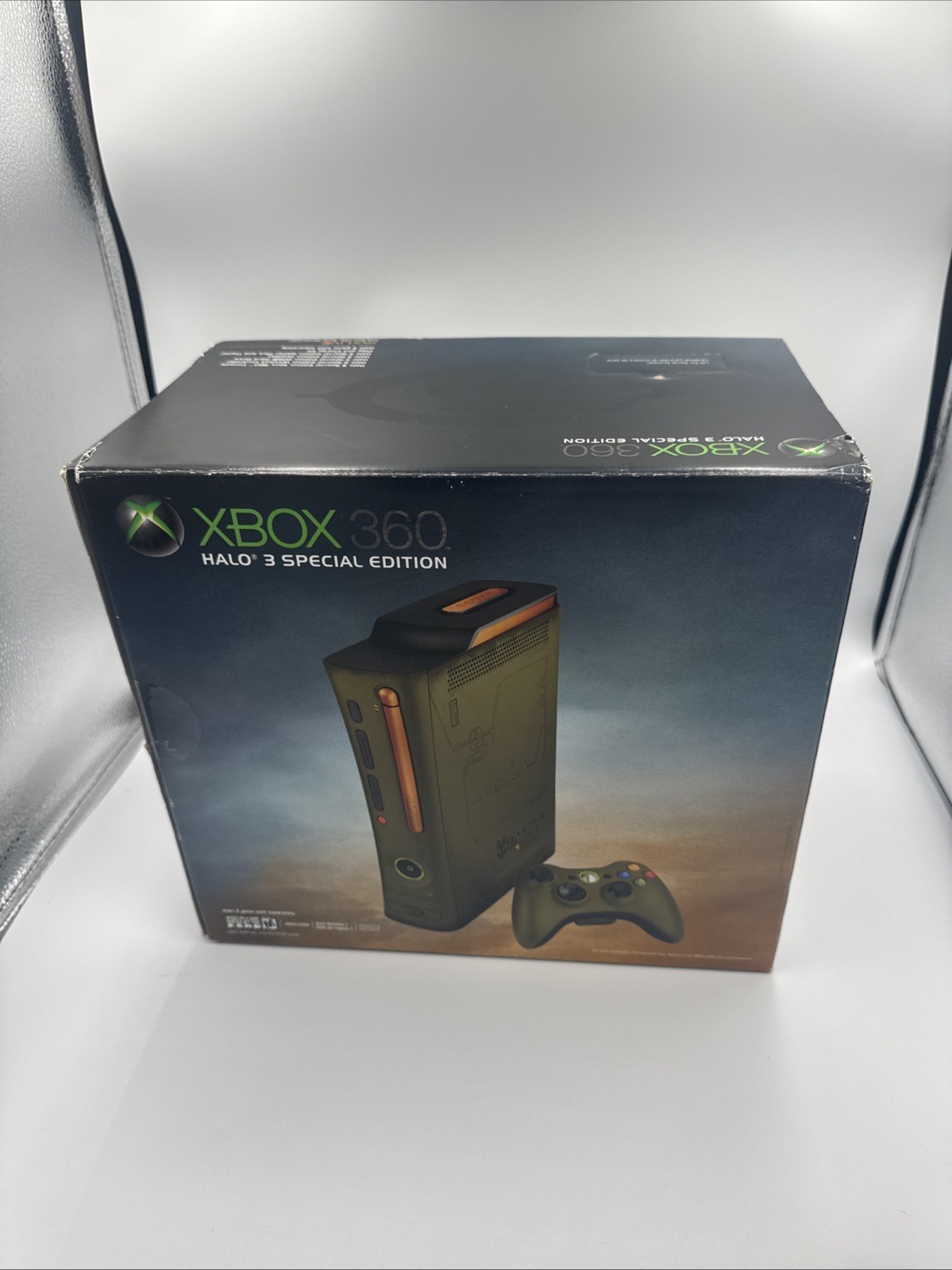 Halo 3 special edition xbox 360 console- Green Edition (read Description As Is )