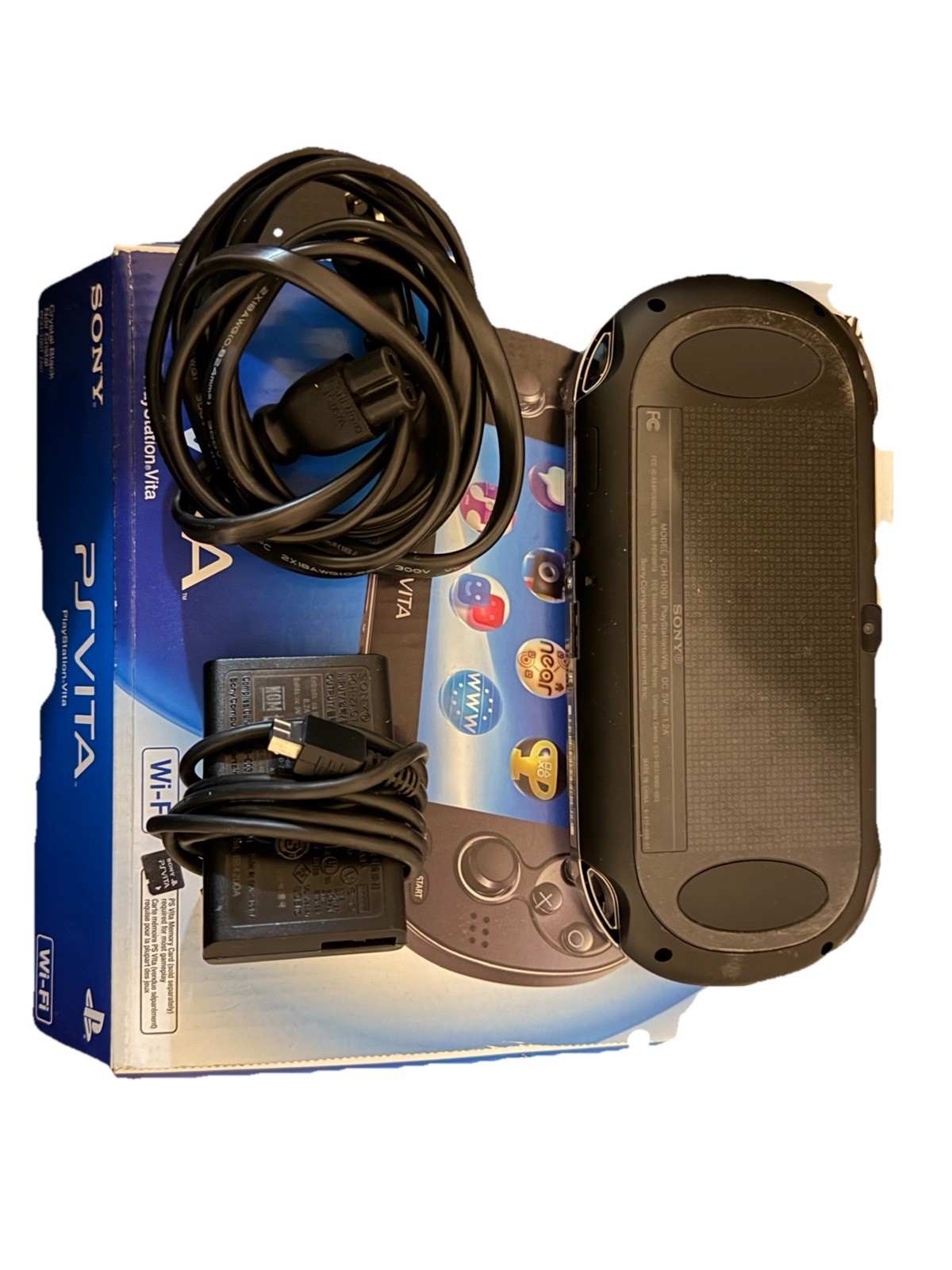 Sony PS Vita PCH-1001 Crystal Black with box