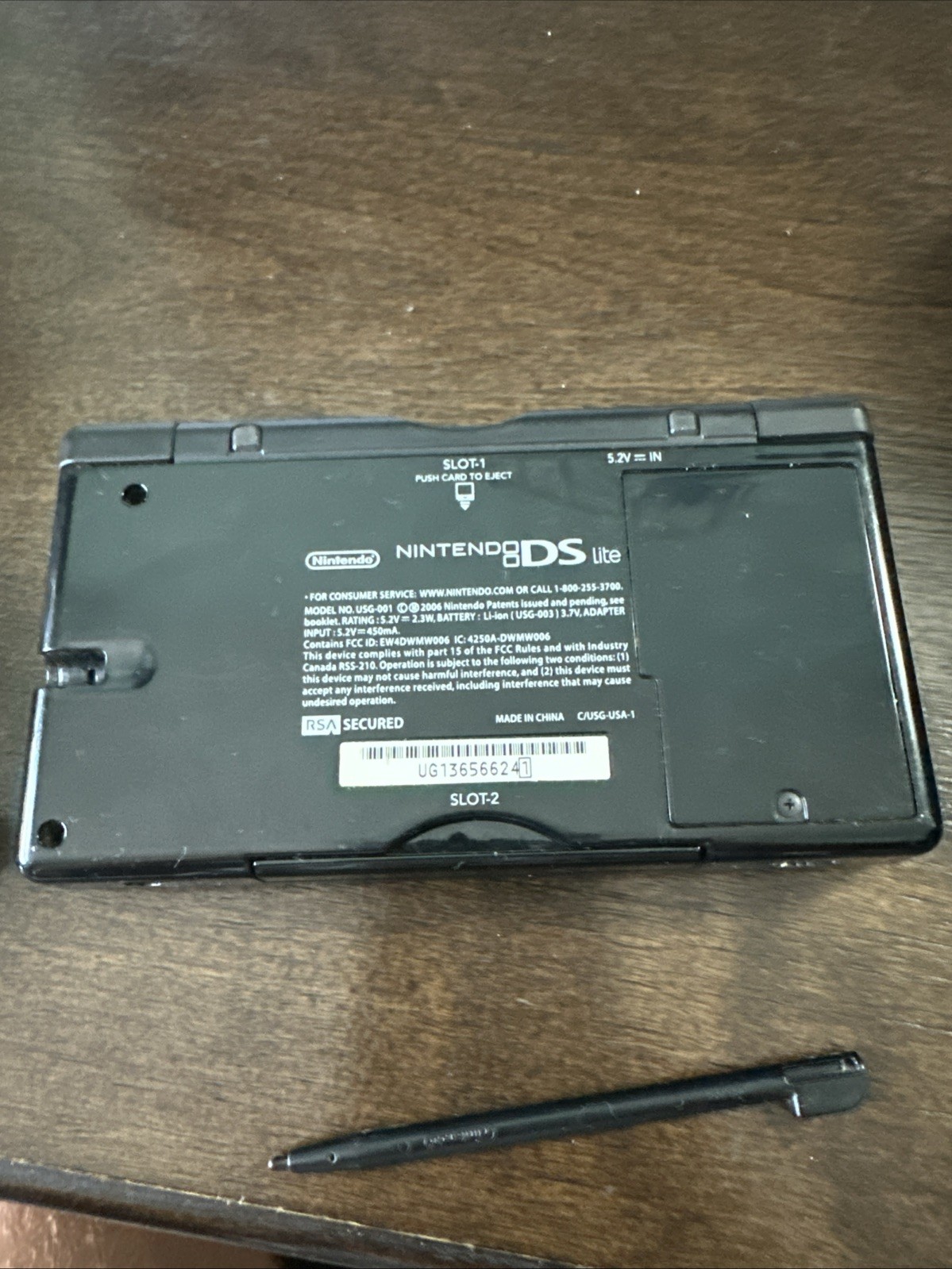 Nintendo DS Lite 32MB Handheld System – Black (USG-001)