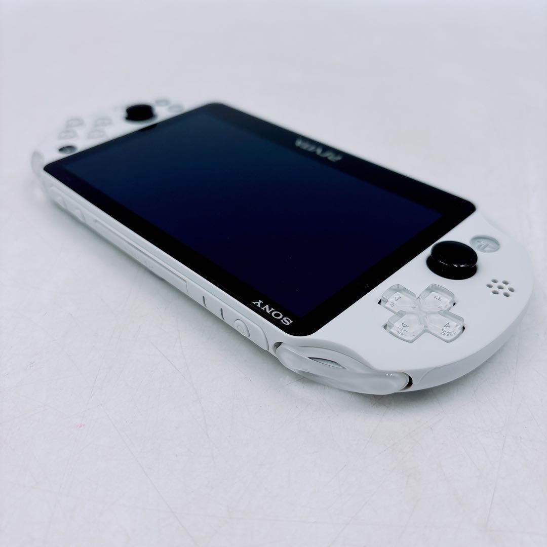 Sony PS Vita PCH-2000 Handheld Console – Glacier White w/32GB memory card